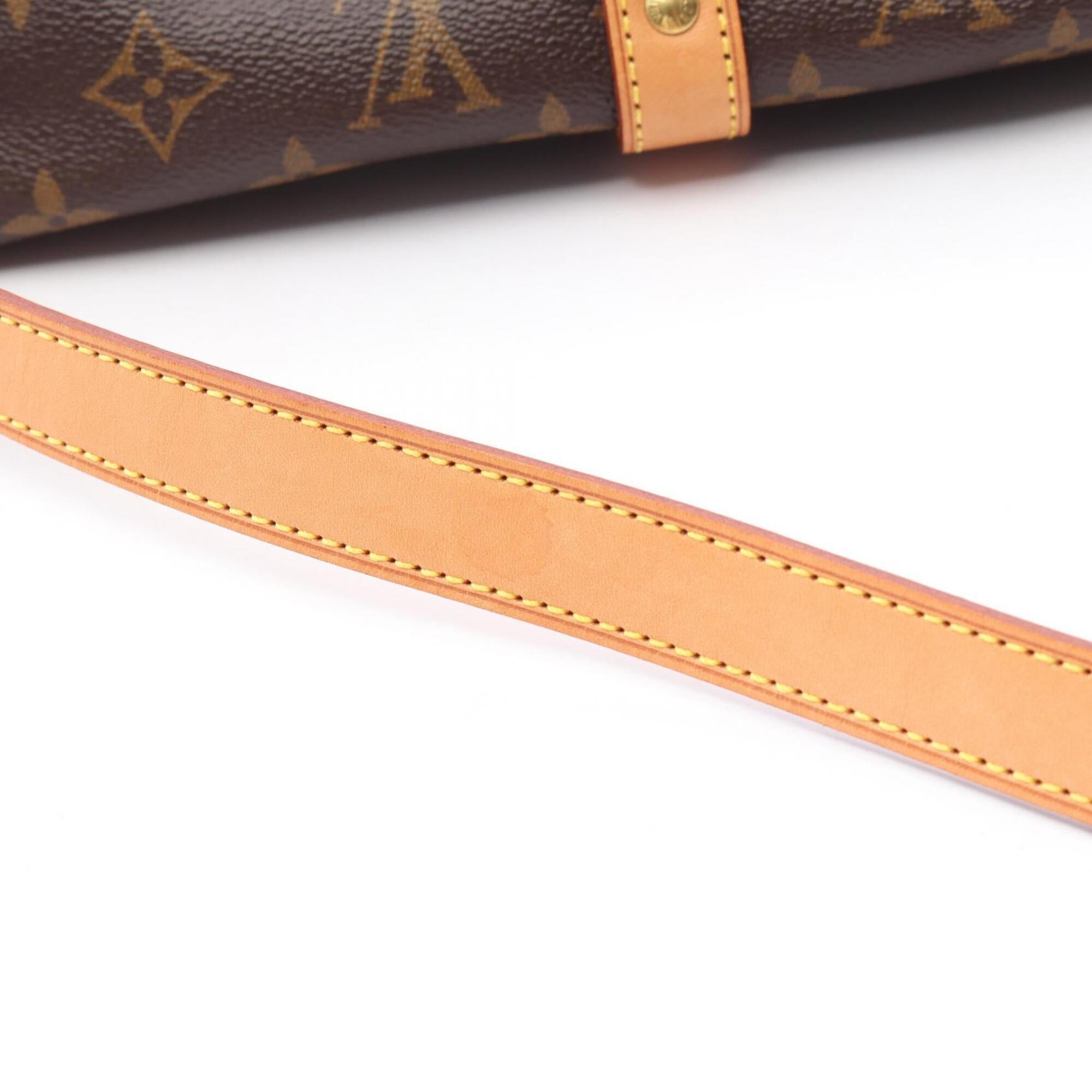 Louis Vuitton Brown Monogram Monogram Leather Handbag Shoulder Bag (Pre-Owned)