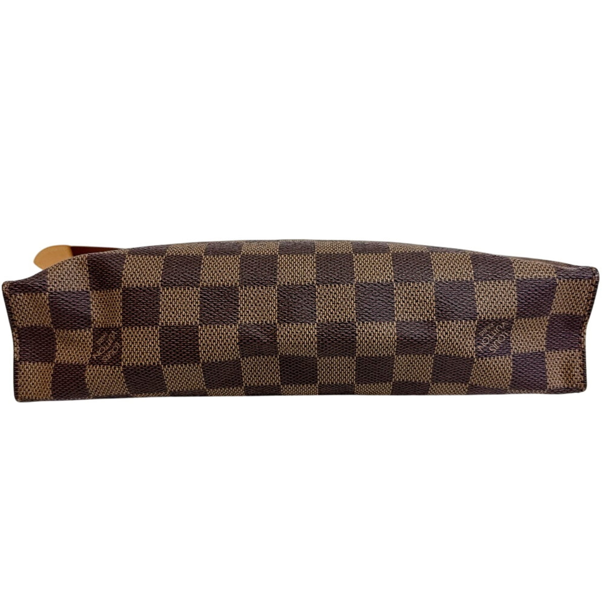 Louis Vuitton Brown Pvc Coated Canvas Clutch Bag Pouch Wash Bag (Pre-Owned)