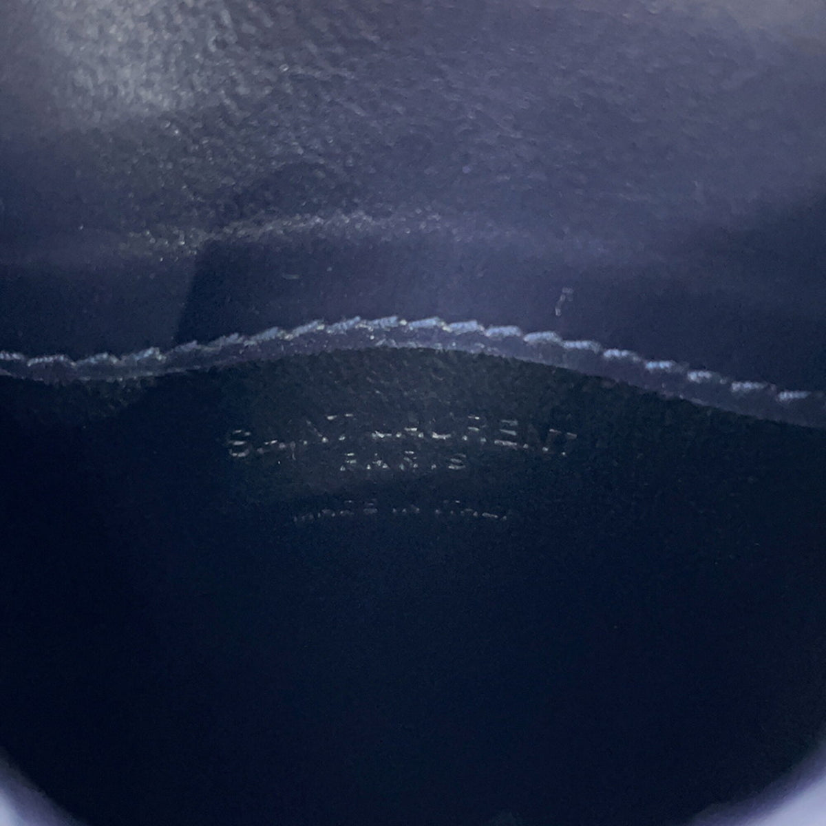 Yves Saint Laurent Navy Patent Leather Shoulder Bag (Pre-Owned)