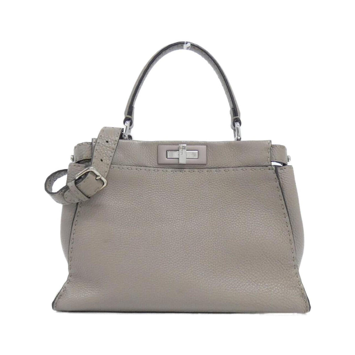 Fendi Beige Leather Handbag (Pre-Owned)