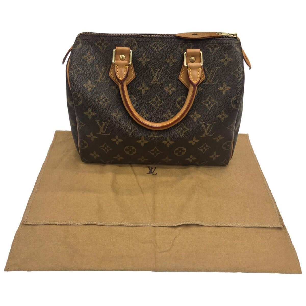 Louis Vuitton Brown Monogram White Monogram Boston Bag Handbag (Pre-Owned)
