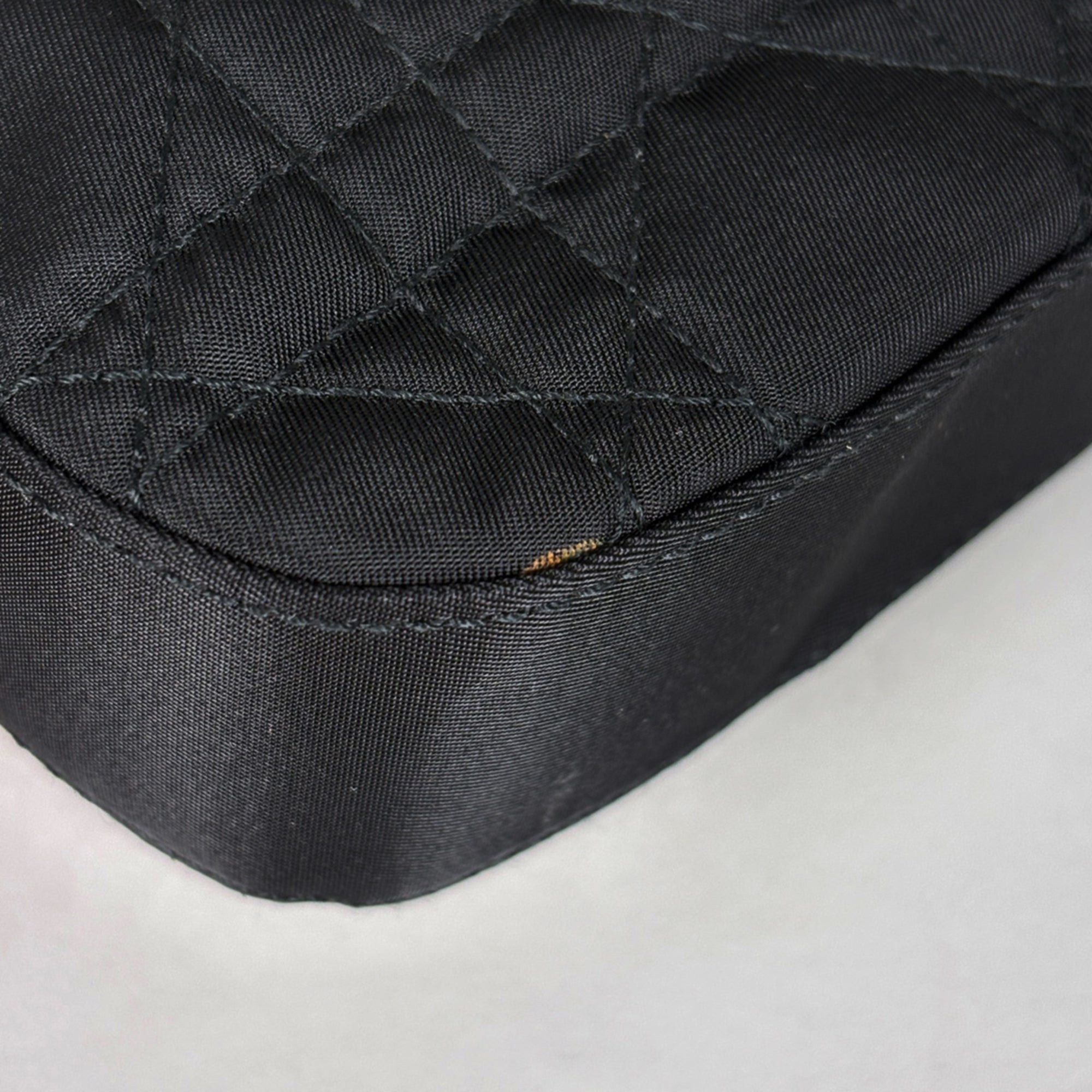 Christian Dior Black Nylon Leather Handbag Shoulder Bag (Pre-Owned)
