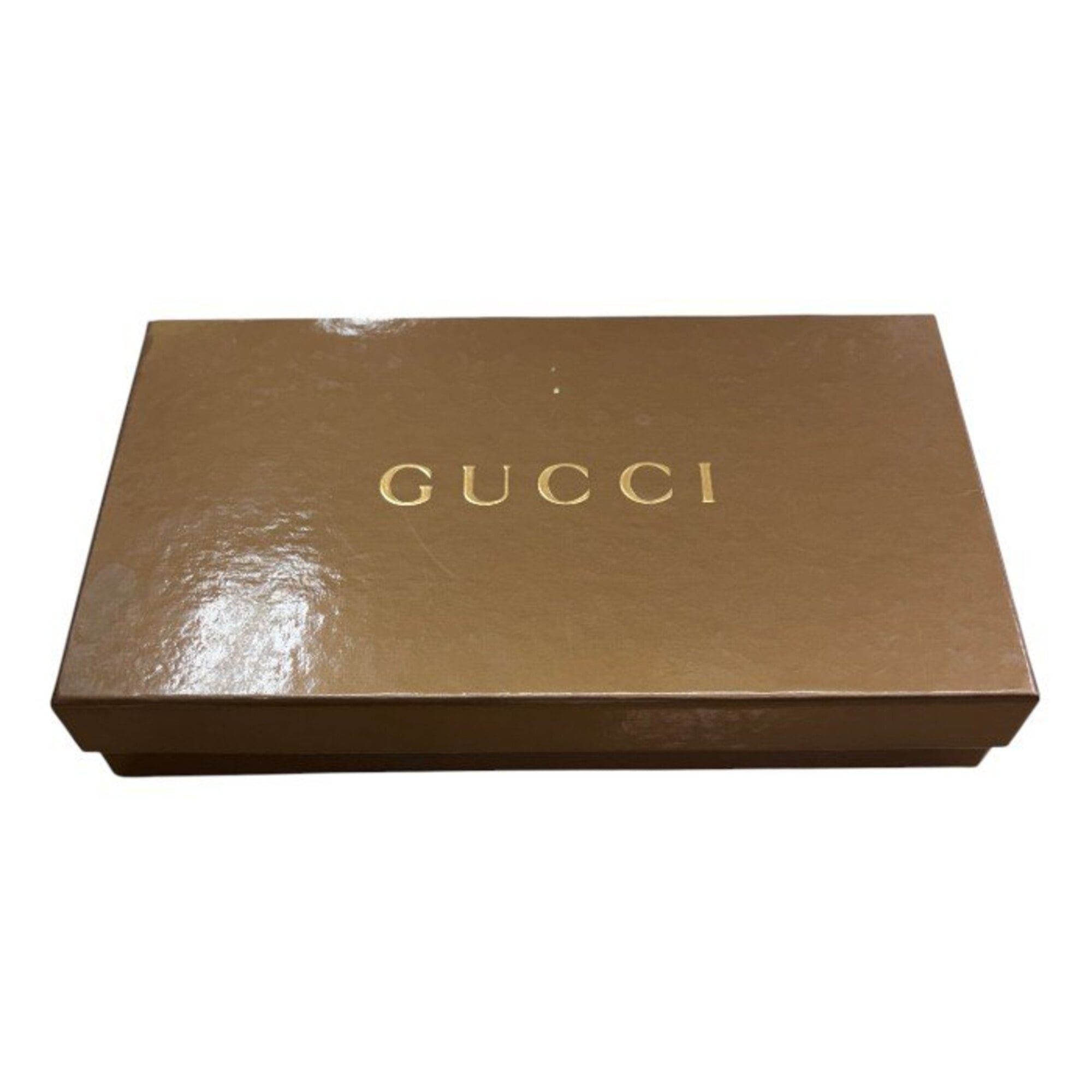 Gucci Beige Canvas Leather Long Wallet (Bi-Fold) (Pre-Owned)