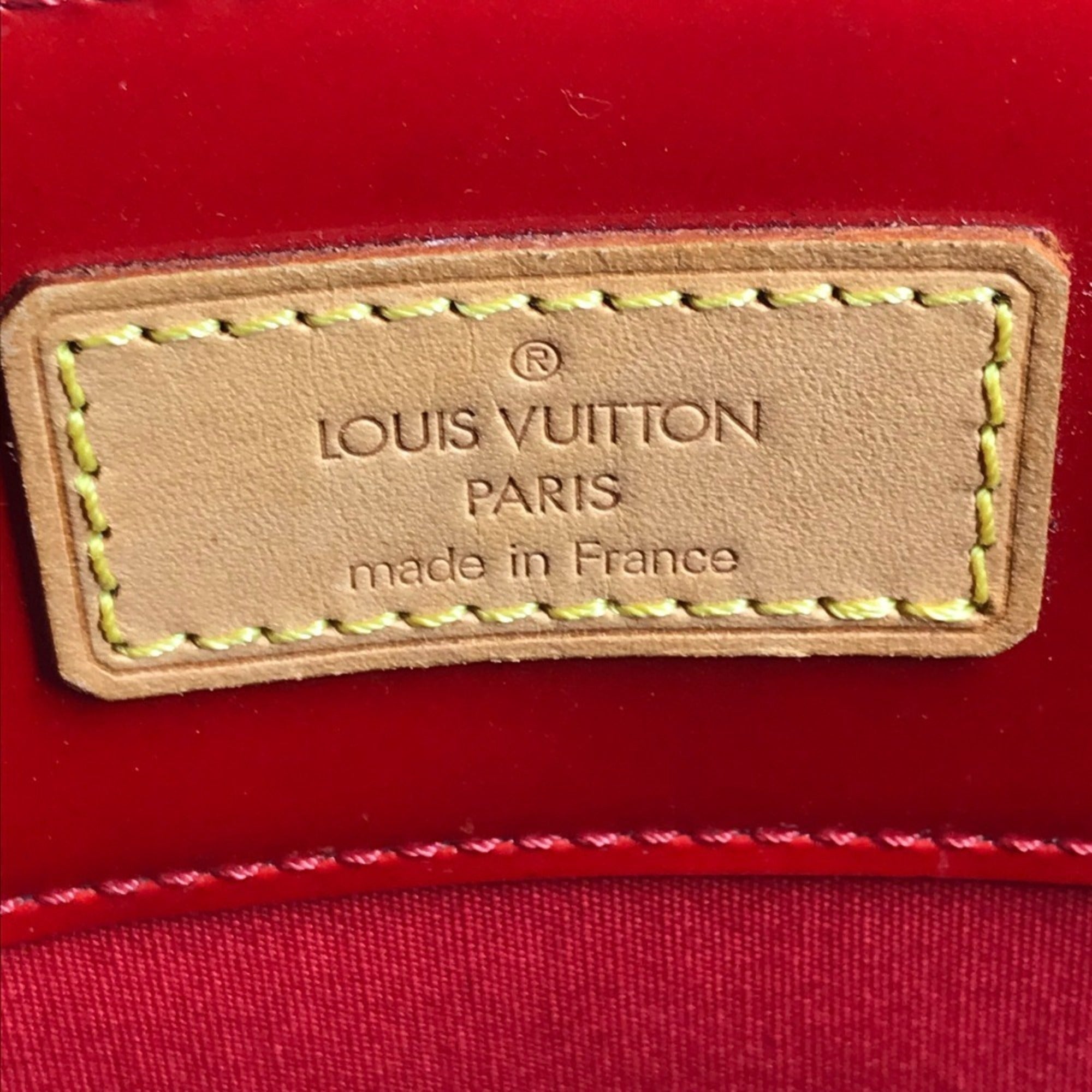 Louis Vuitton Monogram Vernis Red Color Rouge Monogram Vernis Shoulder Bag Tote Bag (Pre-Owned)