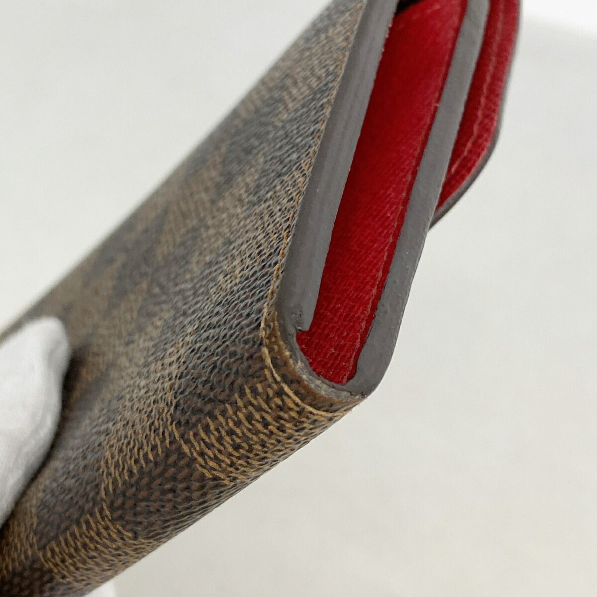 Louis Vuitton Ebene Rouge Long Wallet (Bi-Fold) (Pre-Owned)