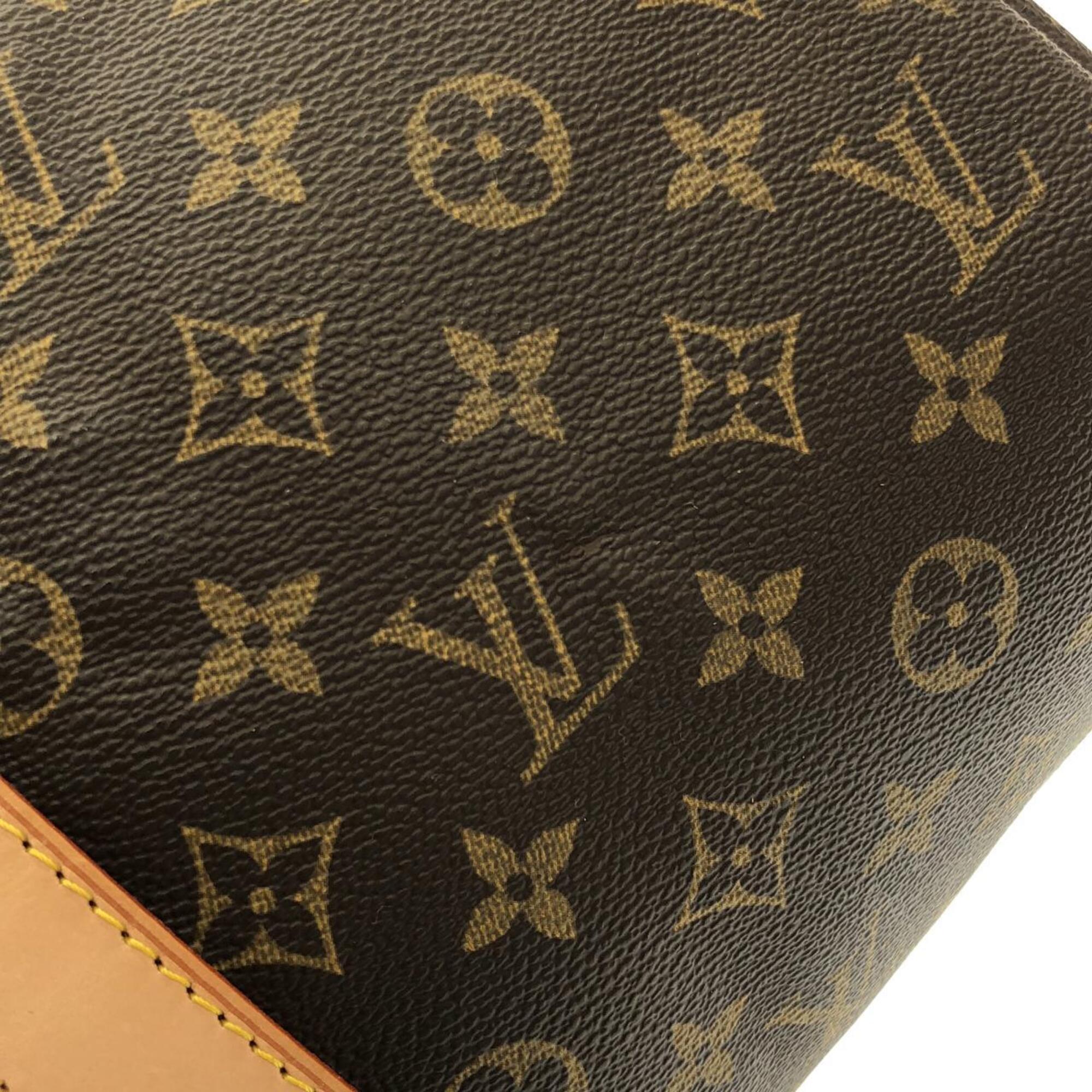 Louis Vuitton Marron Coated Canvas Boston Bag (Pre-Owned)