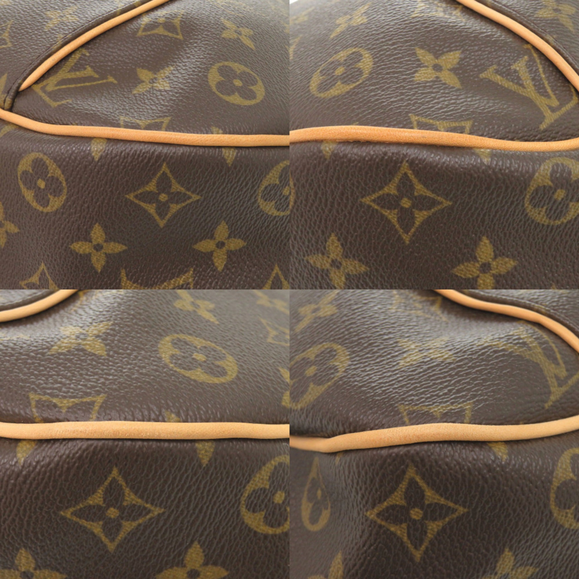 Louis Vuitton Brown Monogram Canvas Shoulder Bag (Pre-Owned)