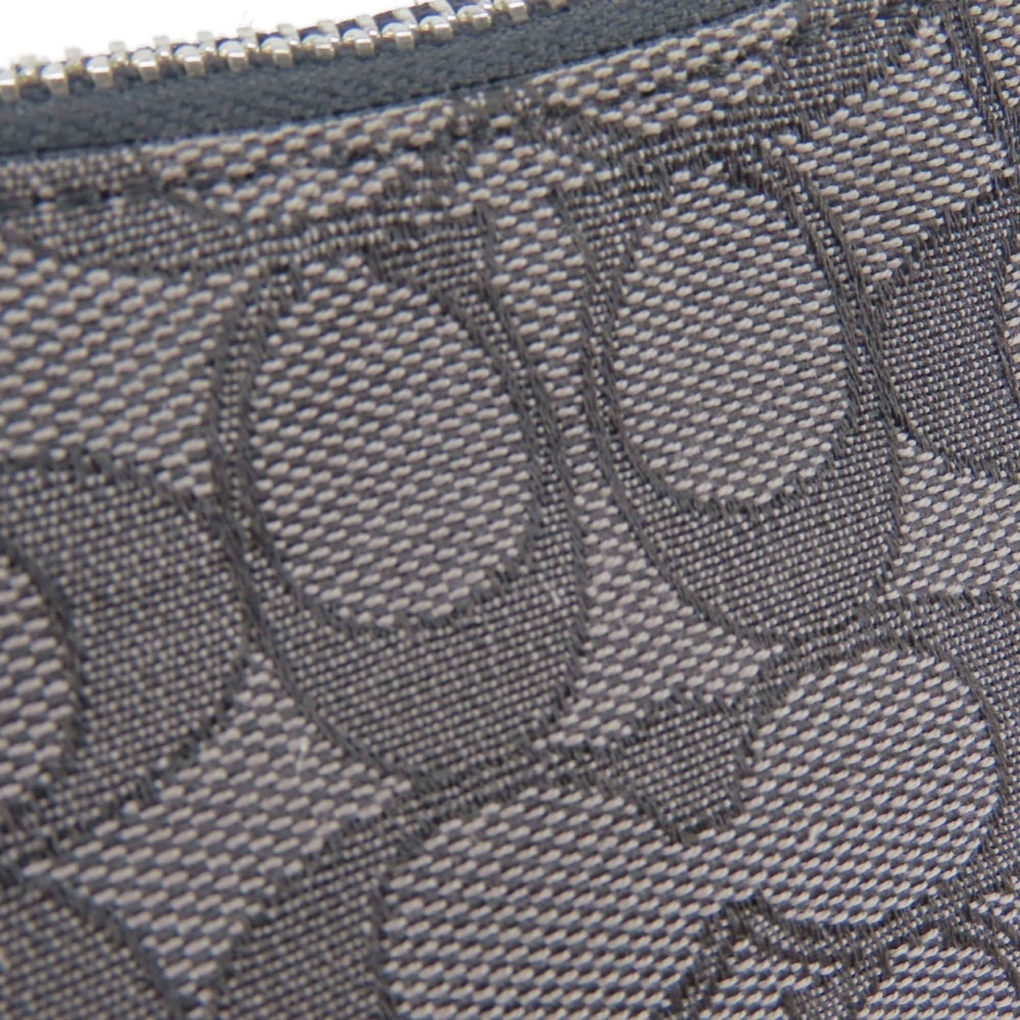 Coach Black Gray Canvas Leather Shoulder Bag (Pre-Owned)