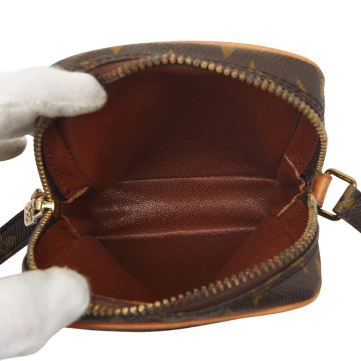 Louis Vuitton Brown Pvc Leather Shoulder Bag (Pre-Owned)