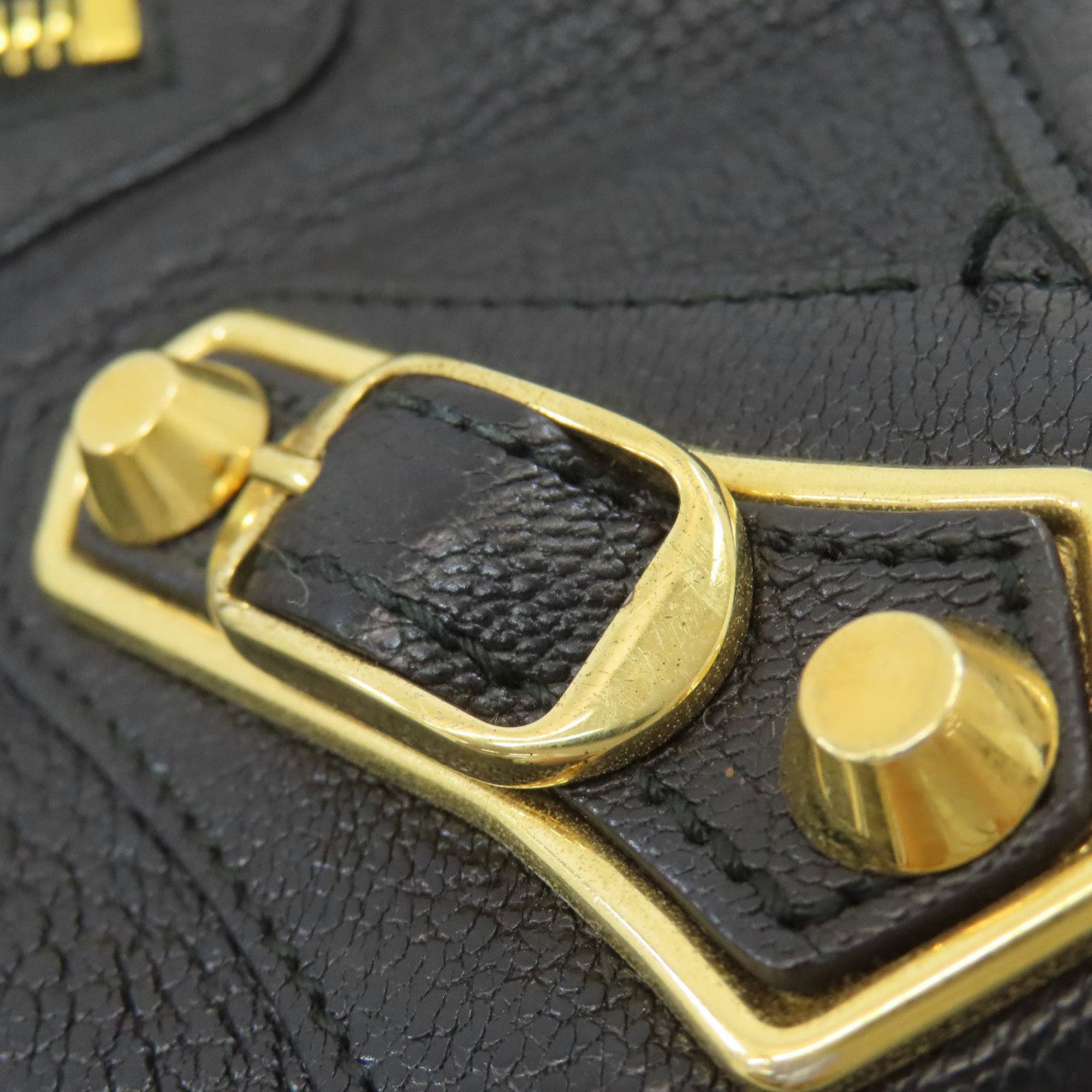 Balenciaga Black Leather Handbag (Pre-Owned)