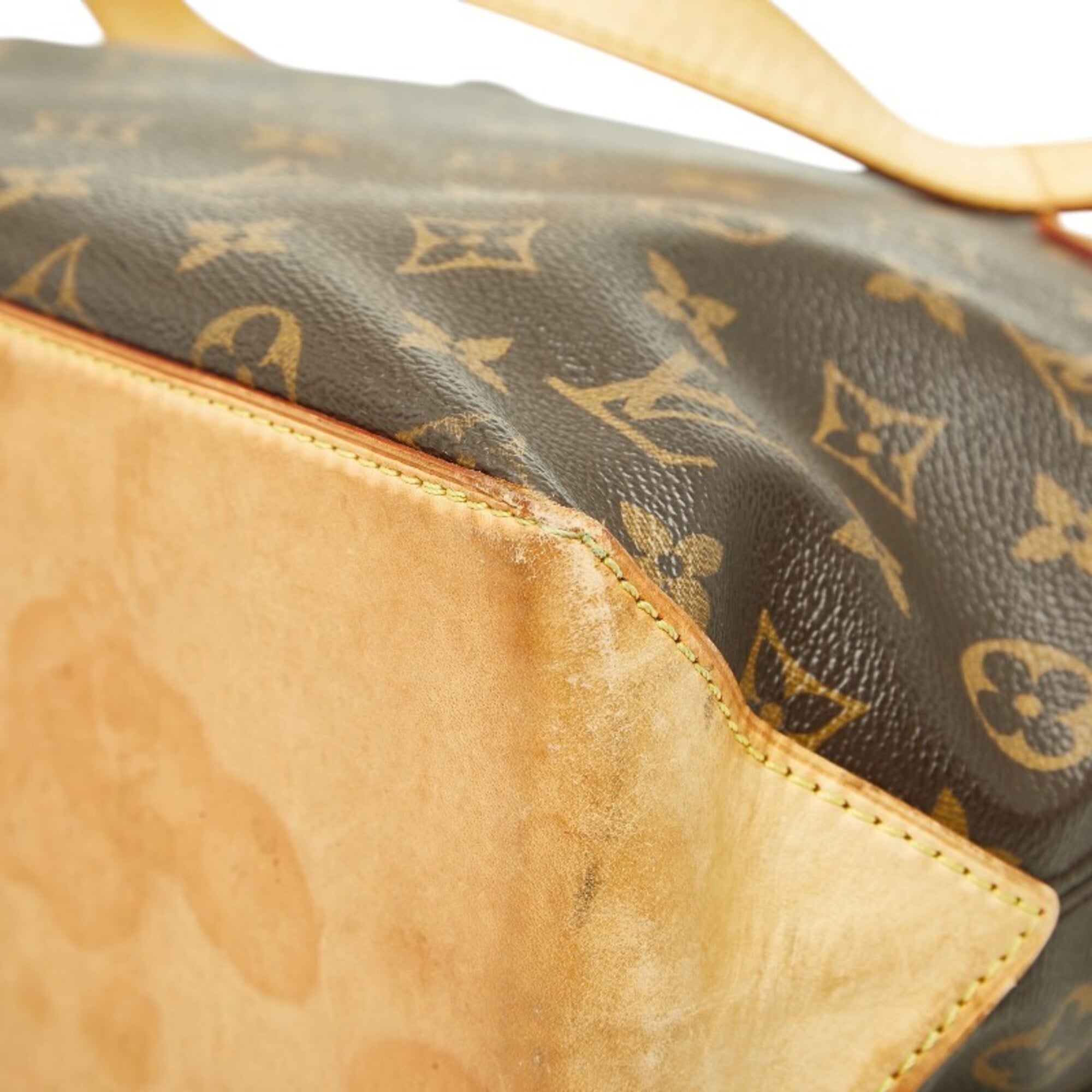 Louis Vuitton Brown Pvc Leather Shoulder Bag Tote Bag (Pre-Owned)