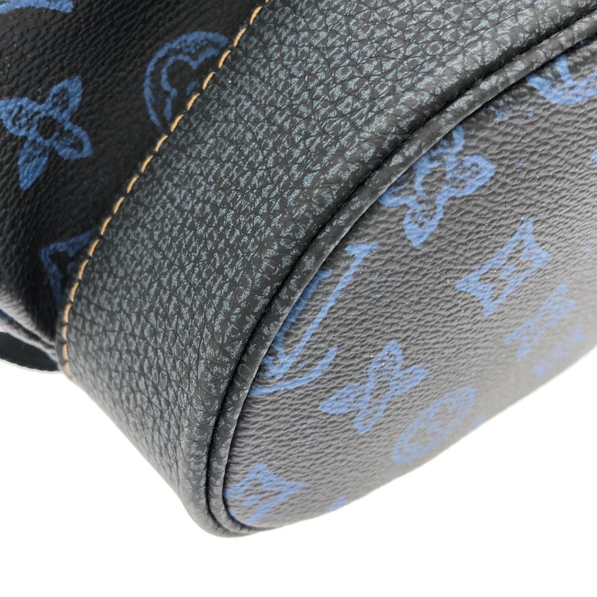 Louis Vuitton Monogram Blue Coated Canvas Handbag (Pre-Owned)