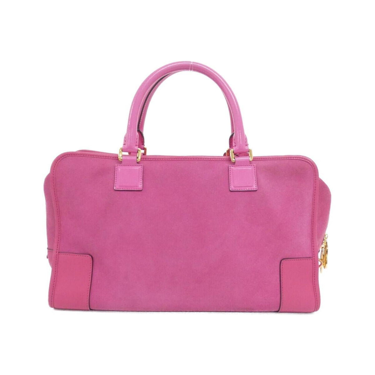 Loewe Pink Suede Leather Handbag (Pre-Owned)