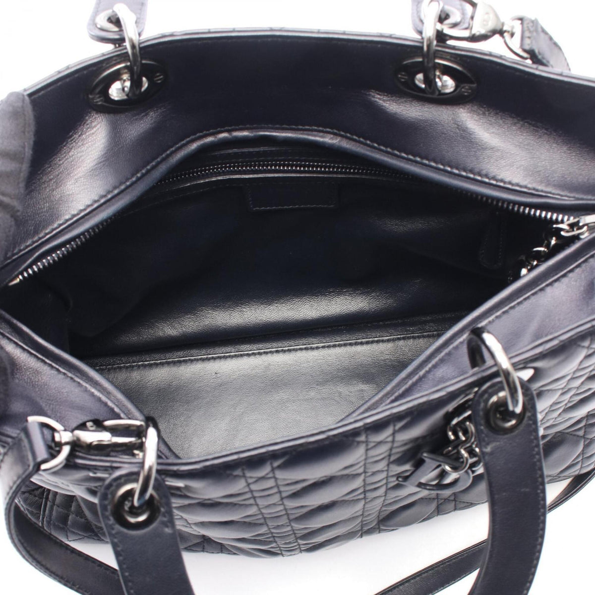 Christian Dior Black Leather Handbag (Pre-Owned)