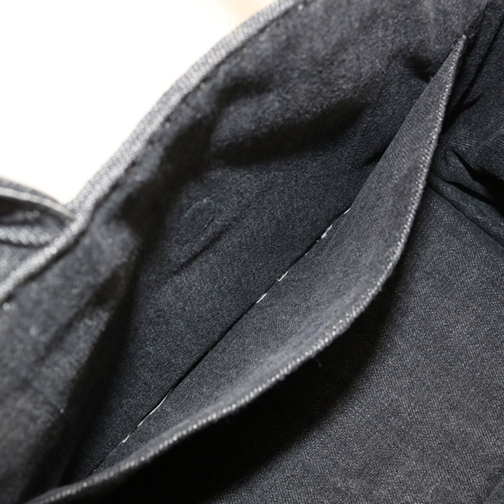 Prada Black Cotton Canvas Tote Bag (Pre-Owned)