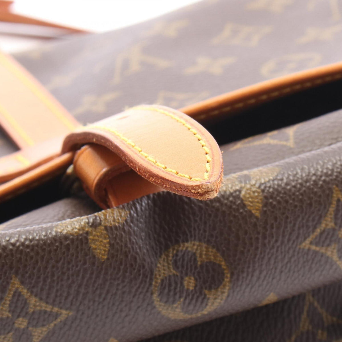 Louis Vuitton Brown Pvc Coated Canvas Monogram Leather Handbag Shoulder Bag (Pre-Owned)