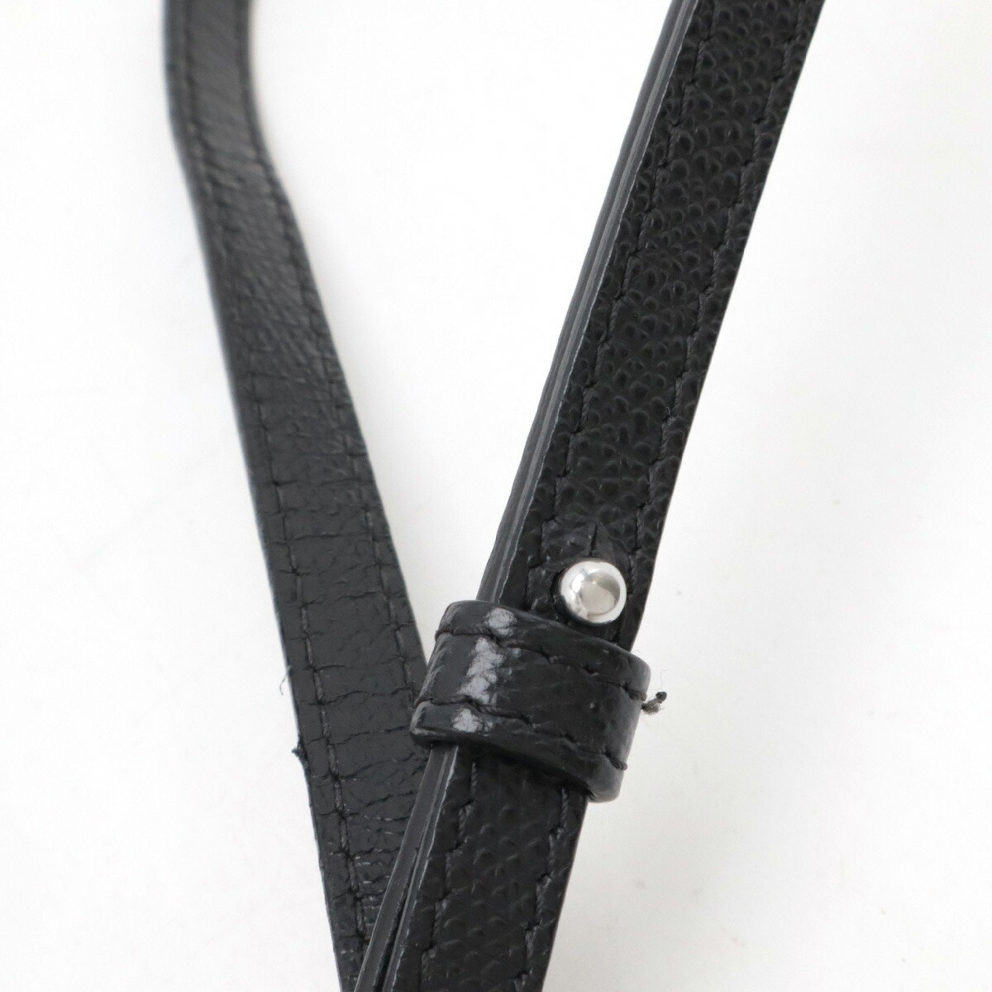 Celine Black Leather Handbag Shoulder Bag Tote Bag (Pre-Owned)