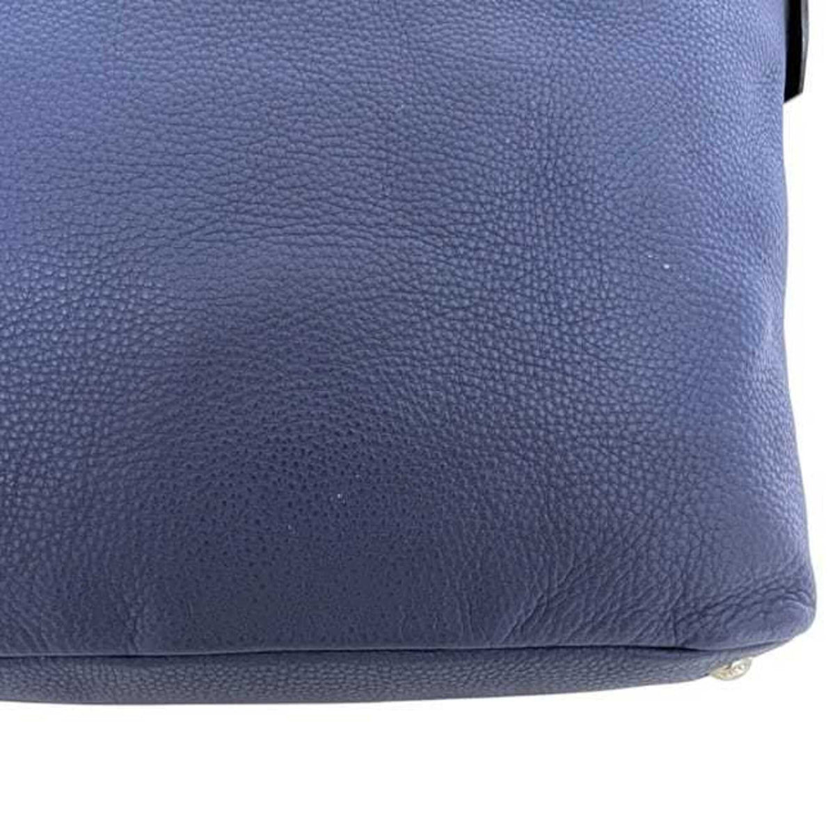 Prada Navy Leather Shoulder Bag (Pre-Owned)