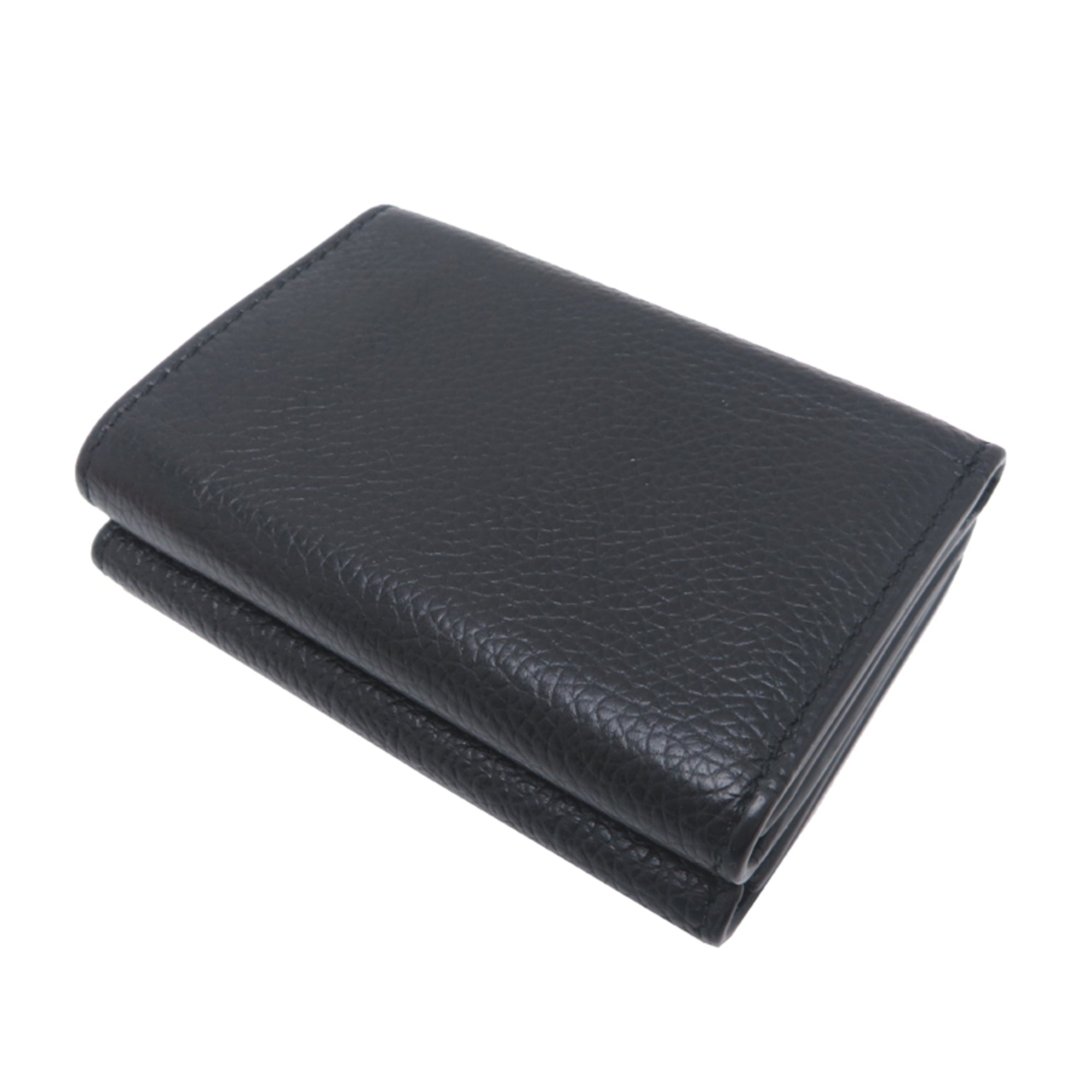 Balenciaga Black Leather Wallet (Tri-Fold) (Pre-Owned)