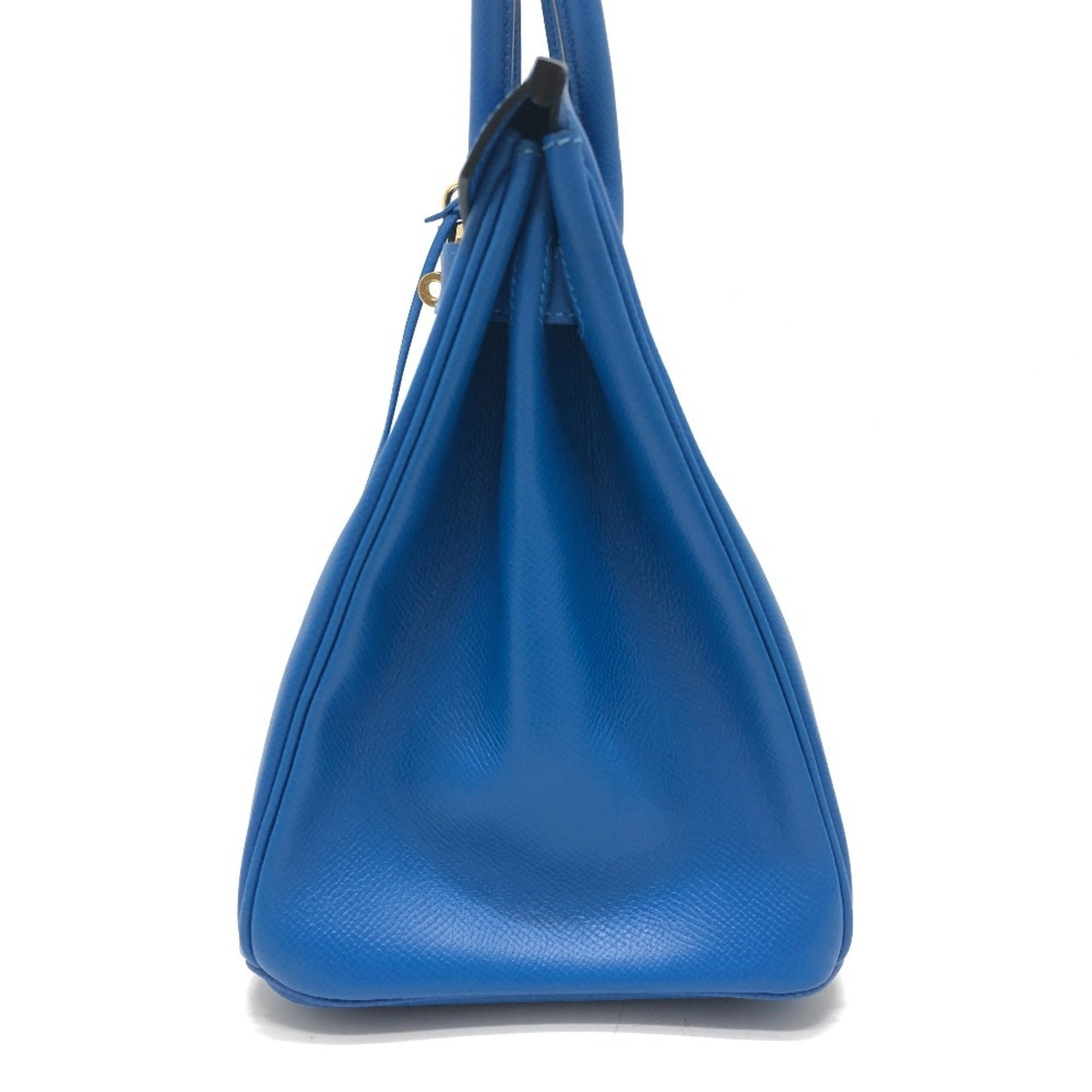 Hermes Blue Blue Hydra Epsom Leather Handbag (Pre-Owned)