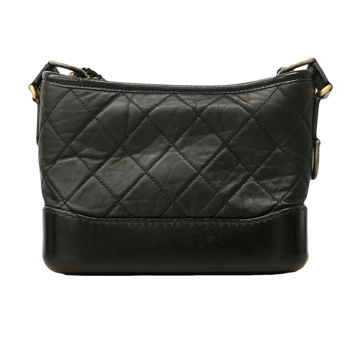 Chanel Black Leather Shoulder Bag (Pre-Owned)