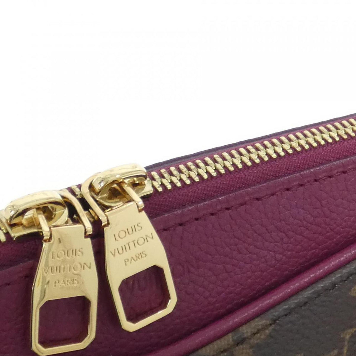 Louis Vuitton Aurore Marron Coated Canvas Handbag (Pre-Owned)