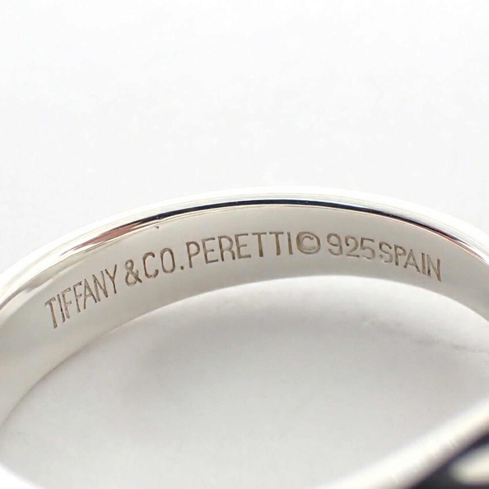 Tiffany Sterling Silver 925 Band Ring (Pre-Owned)