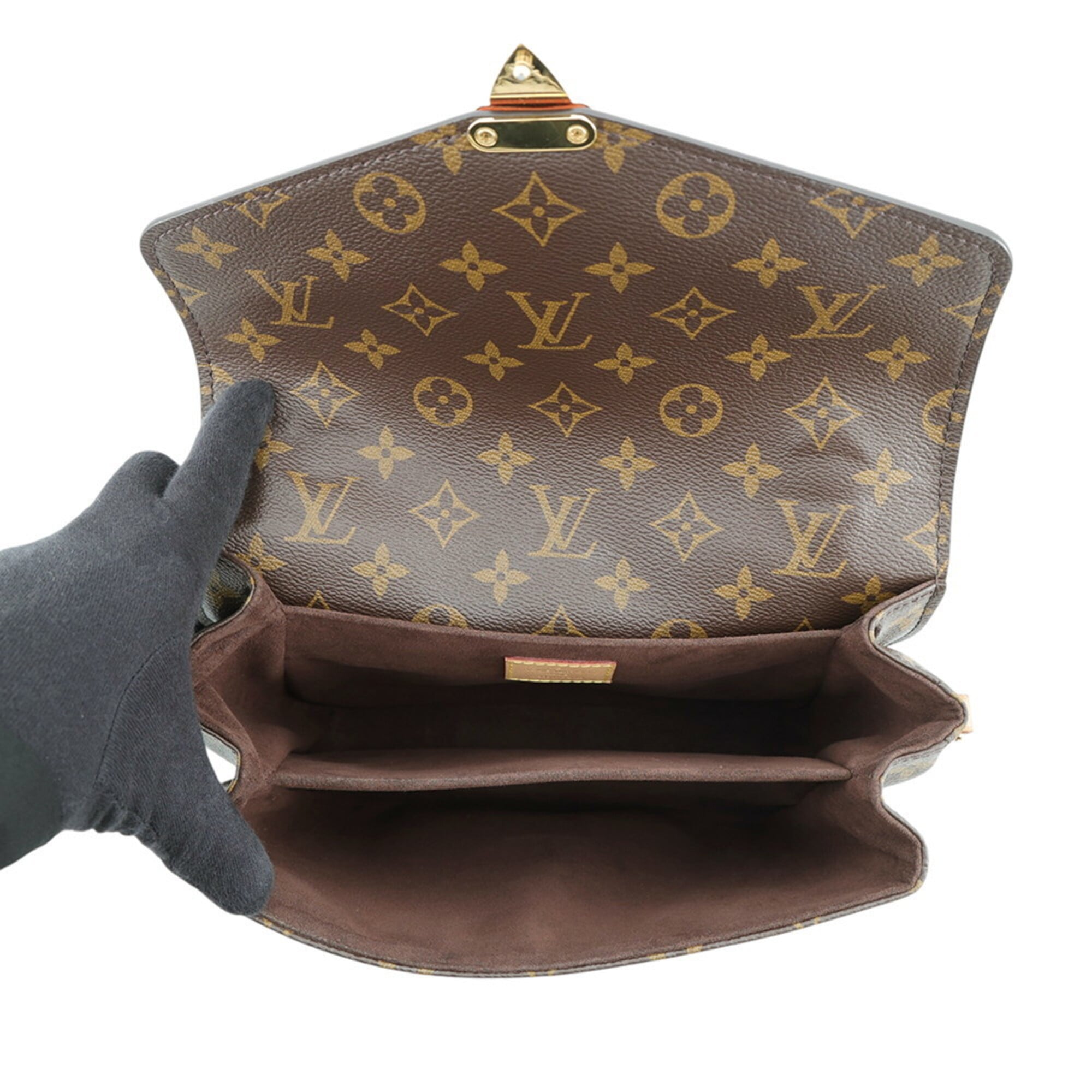 Louis Vuitton Monogram Brown Monogram Handbag Pochette Shoulder Bag (Pre-Owned)