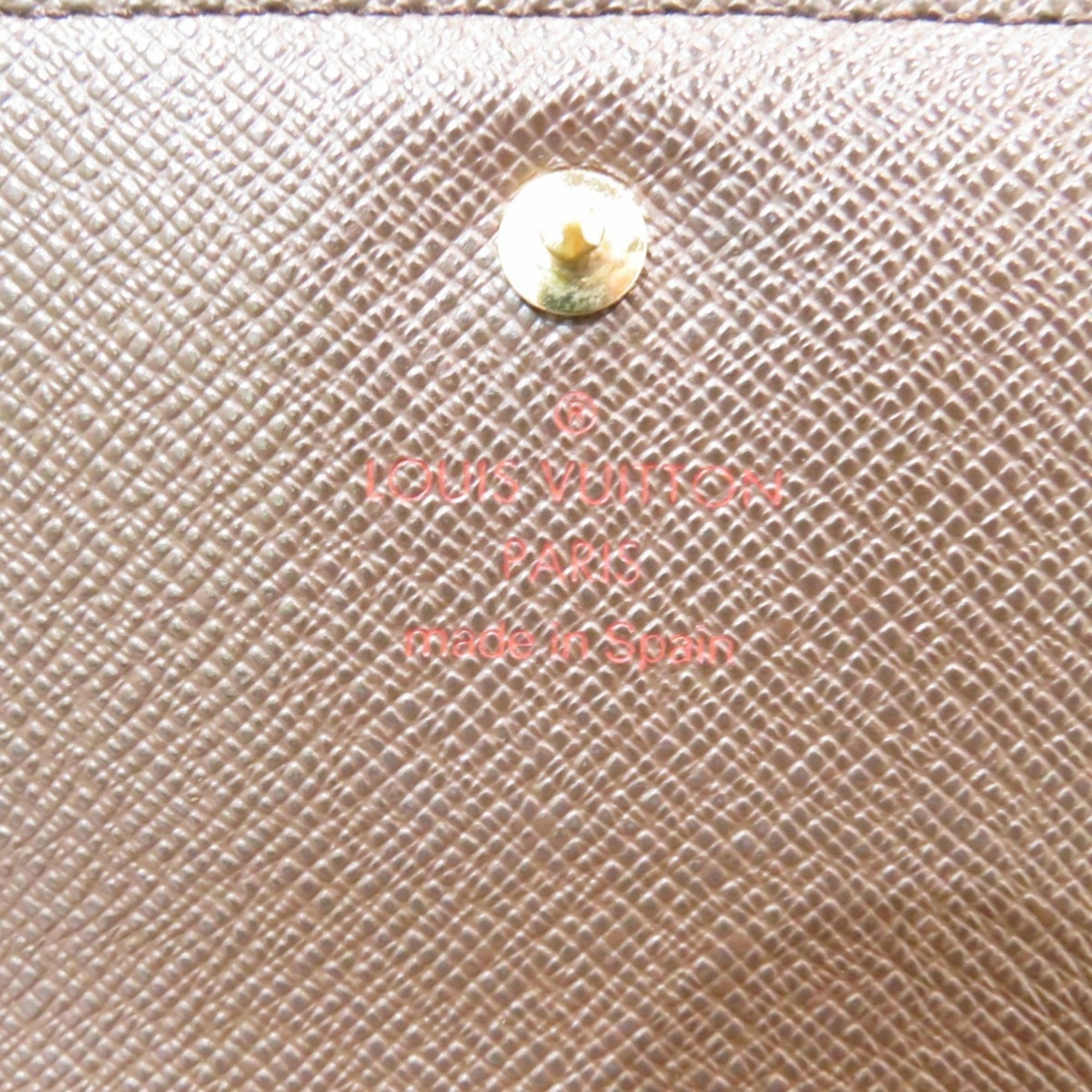 Louis Vuitton Damier Brown Damier Canvas Damier Canvas Wallet (Bi-Fold) (Pre-Owned)