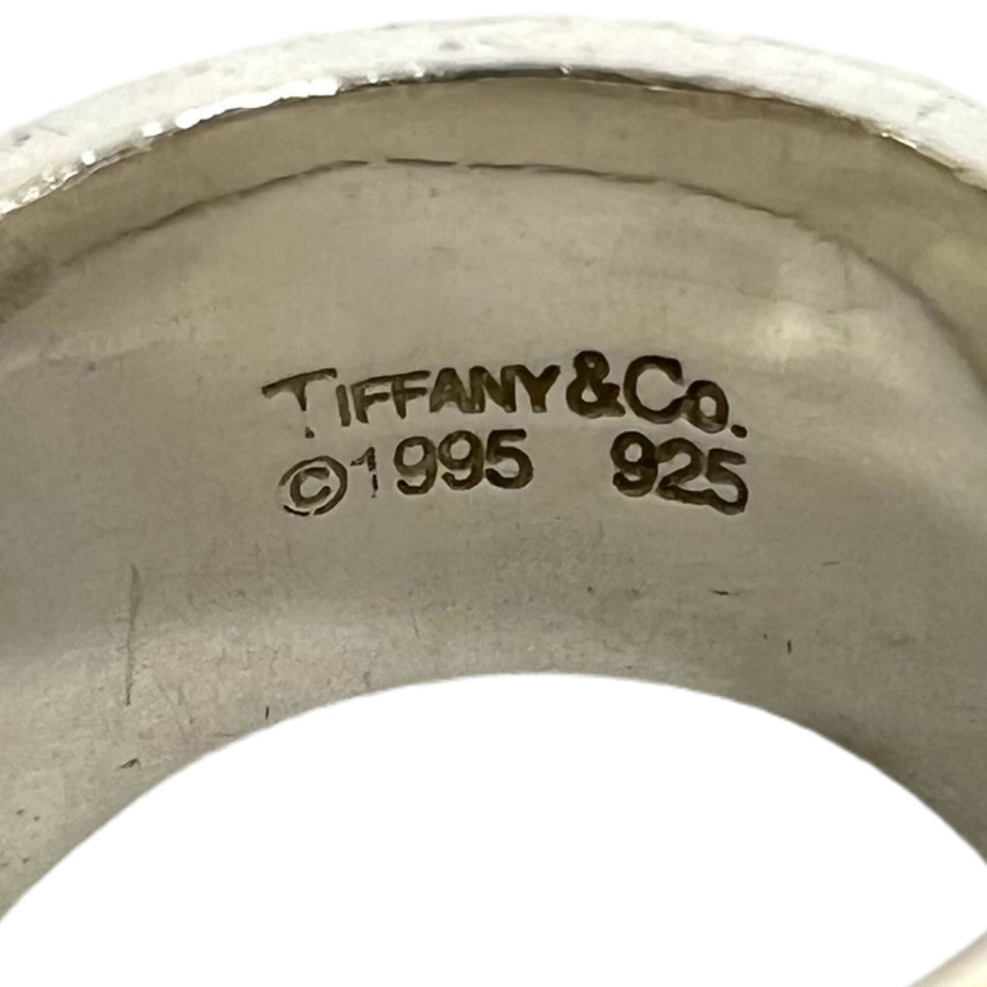Tiffany Silver Silver 925 Band Ring (Pre-Owned)