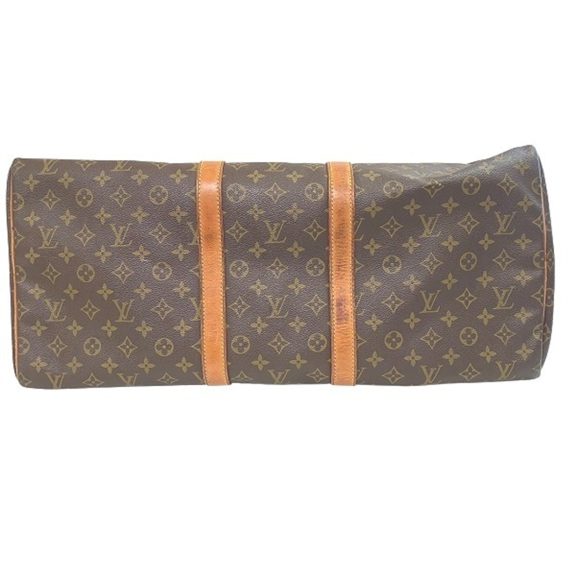 Louis Vuitton Brown Monogram Boston Bag Handbag (Pre-Owned)