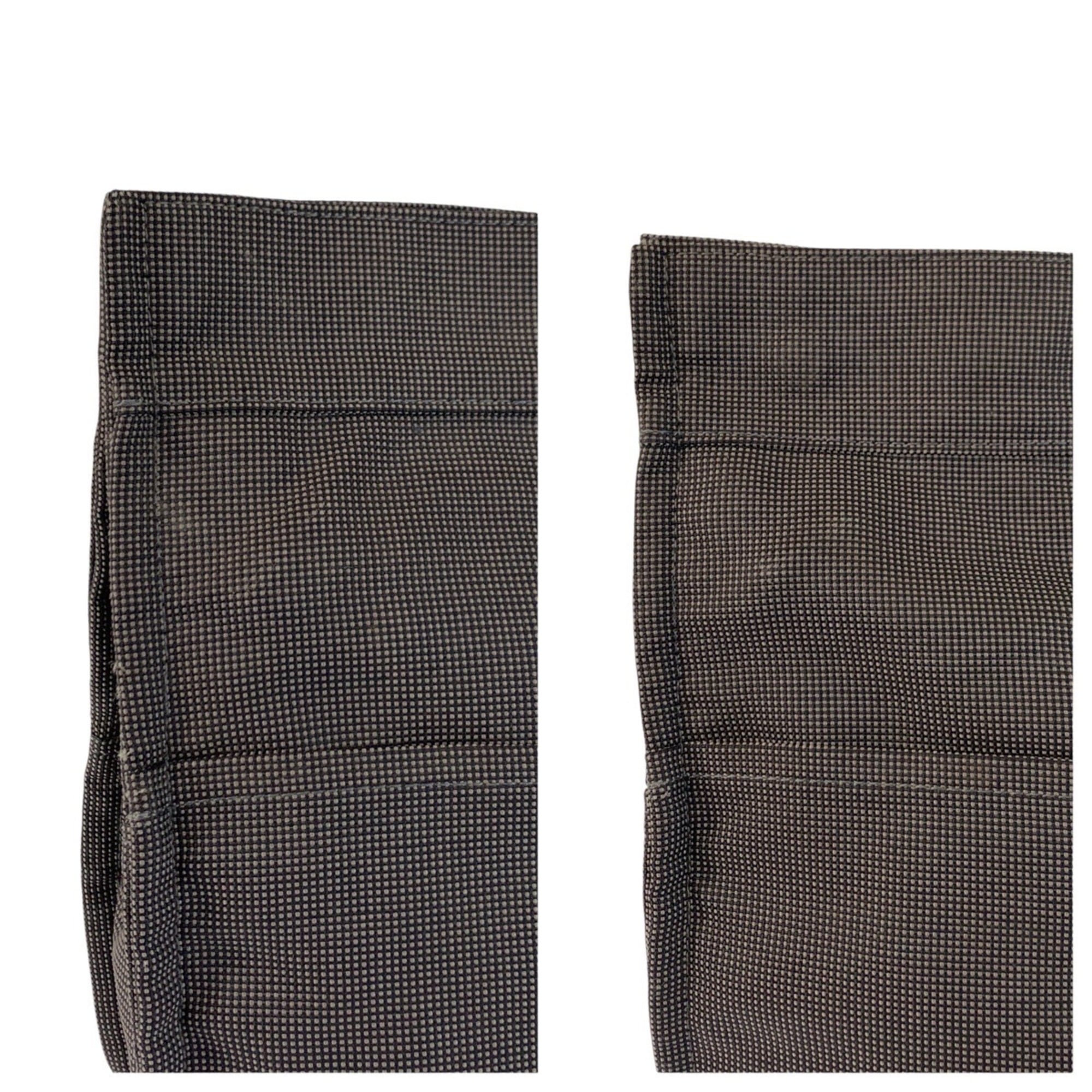 Hermes Gray Polyester Polyamide Handbag Tote Bag (Pre-Owned)