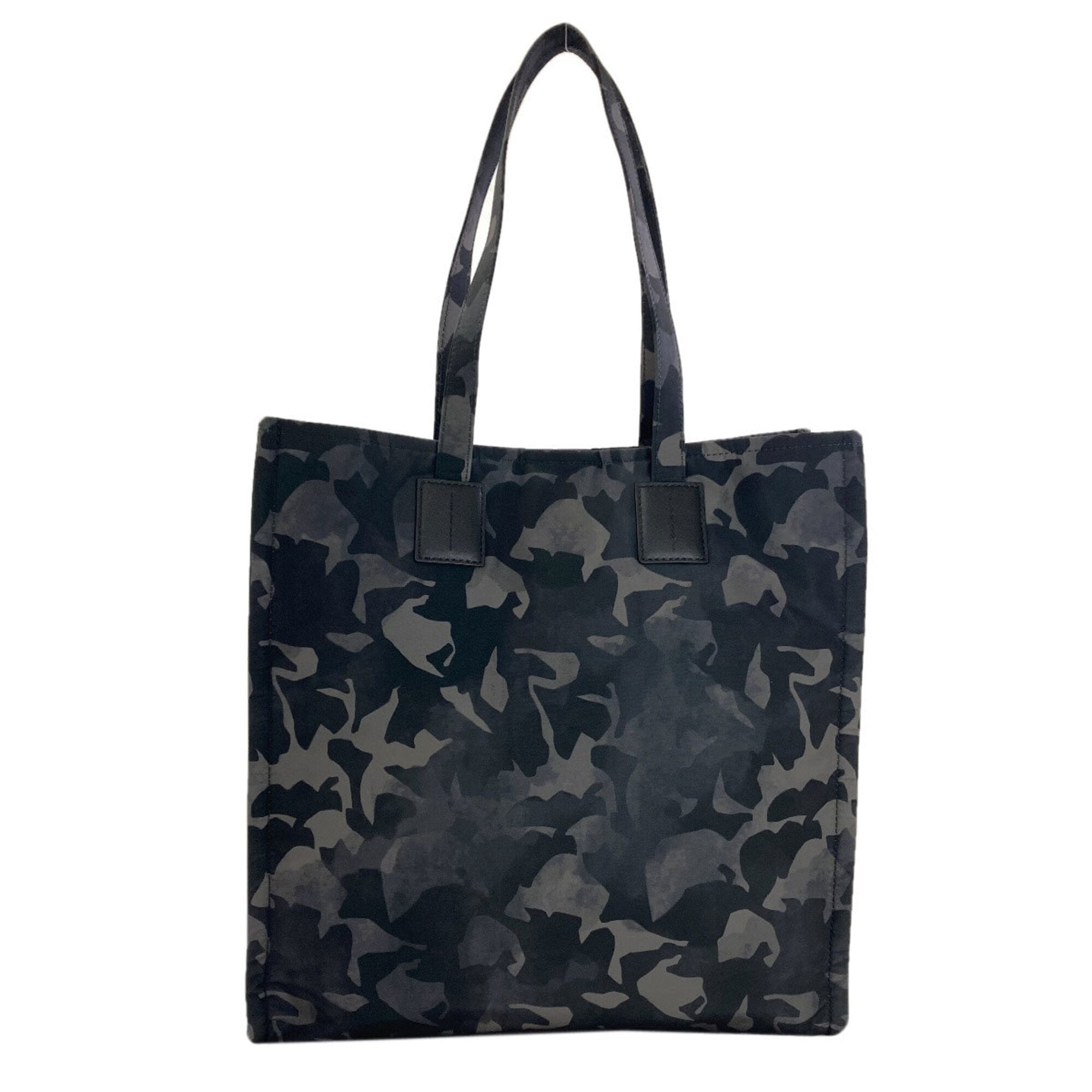 Bally Gray Khaki Nylon Tote Bag (Pre-Owned)