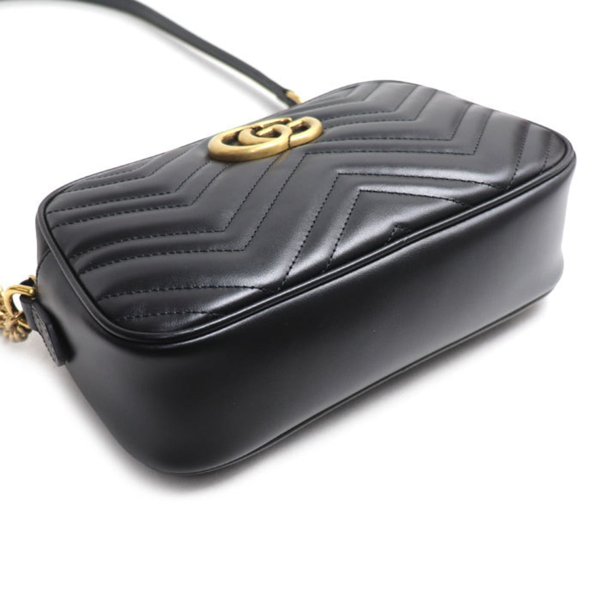 Gucci Black Leather Shoulder Bag (Pre-Owned)