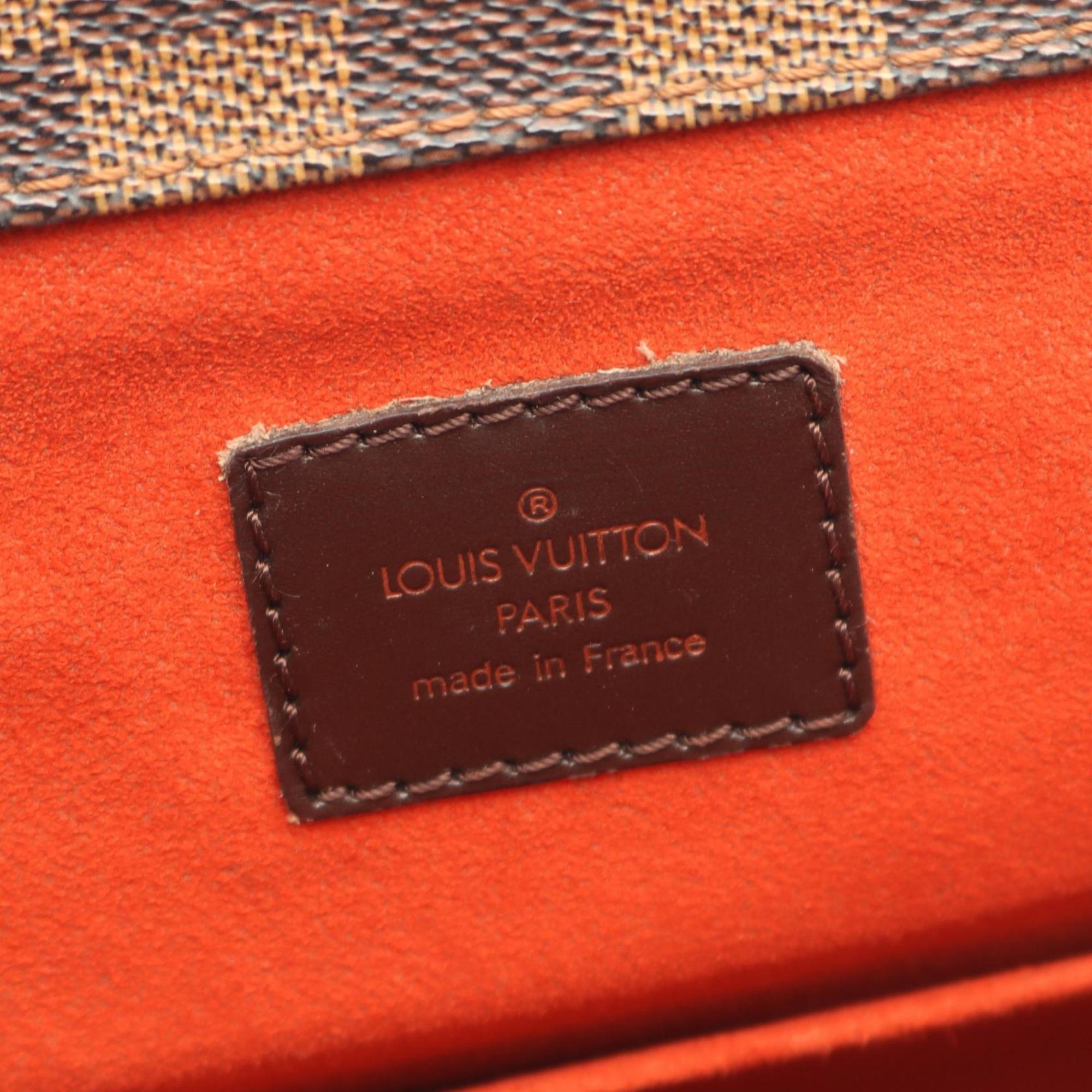 Louis Vuitton Brown Coated Canvas Pvc Leather Damier Canvas Tote Bag (Pre-Owned)