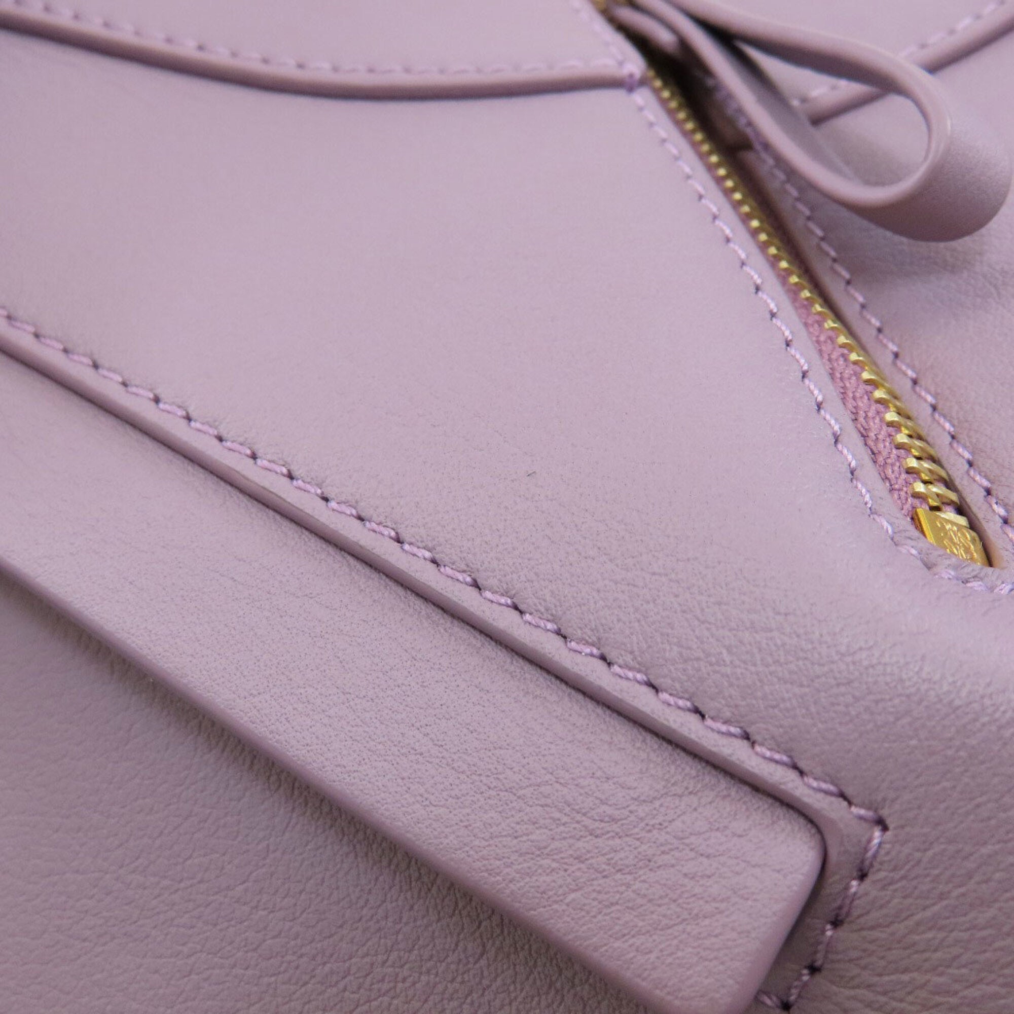 Loewe Hammock Purple Leather Handbag (Pre-Owned)