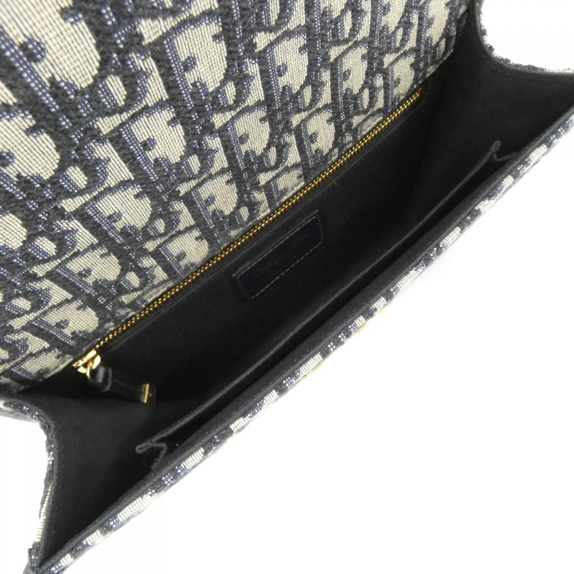 Christian Dior Blue Canvas Shoulder Bag (Pre-Owned)