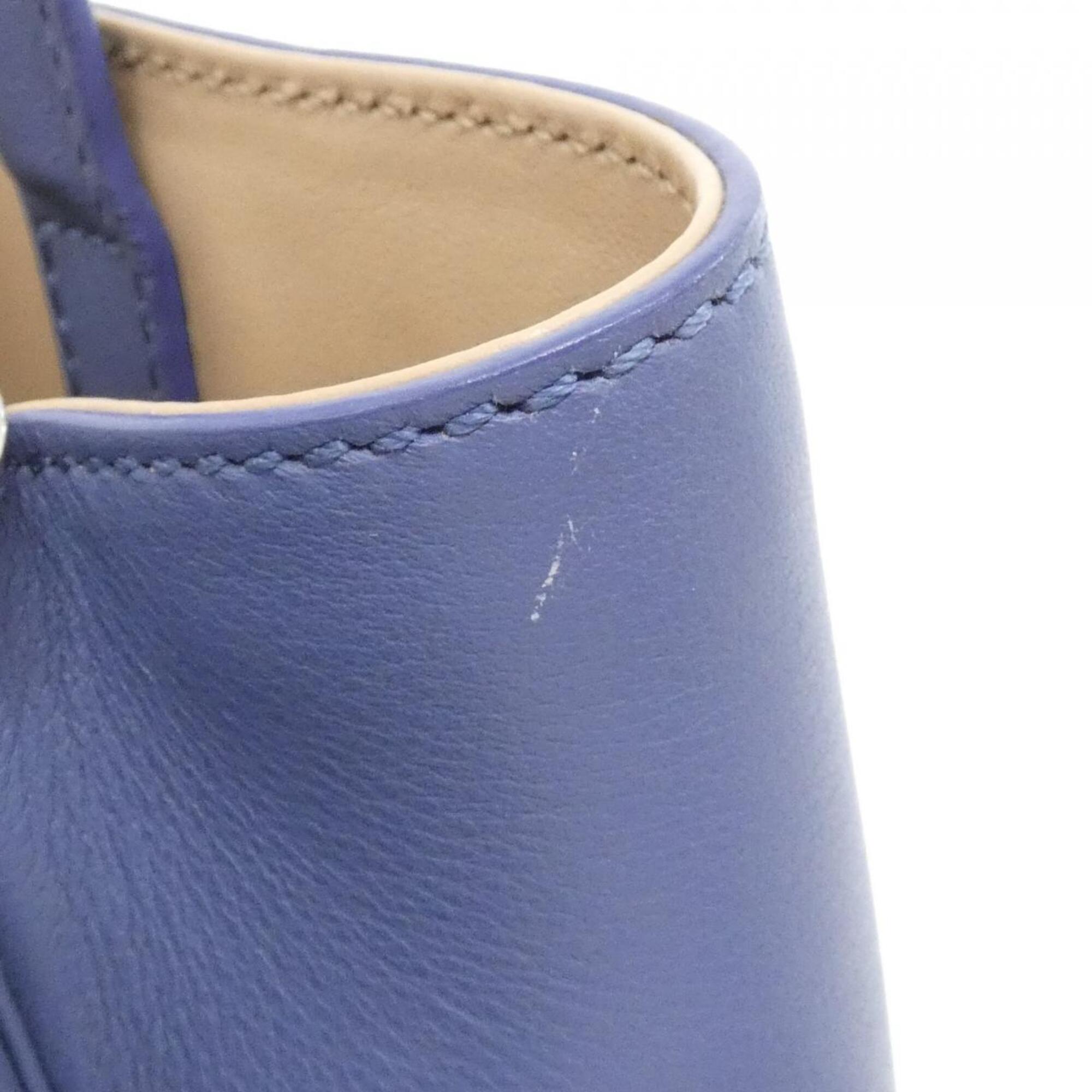 Fendi Blue Leather Handbag (Pre-Owned)