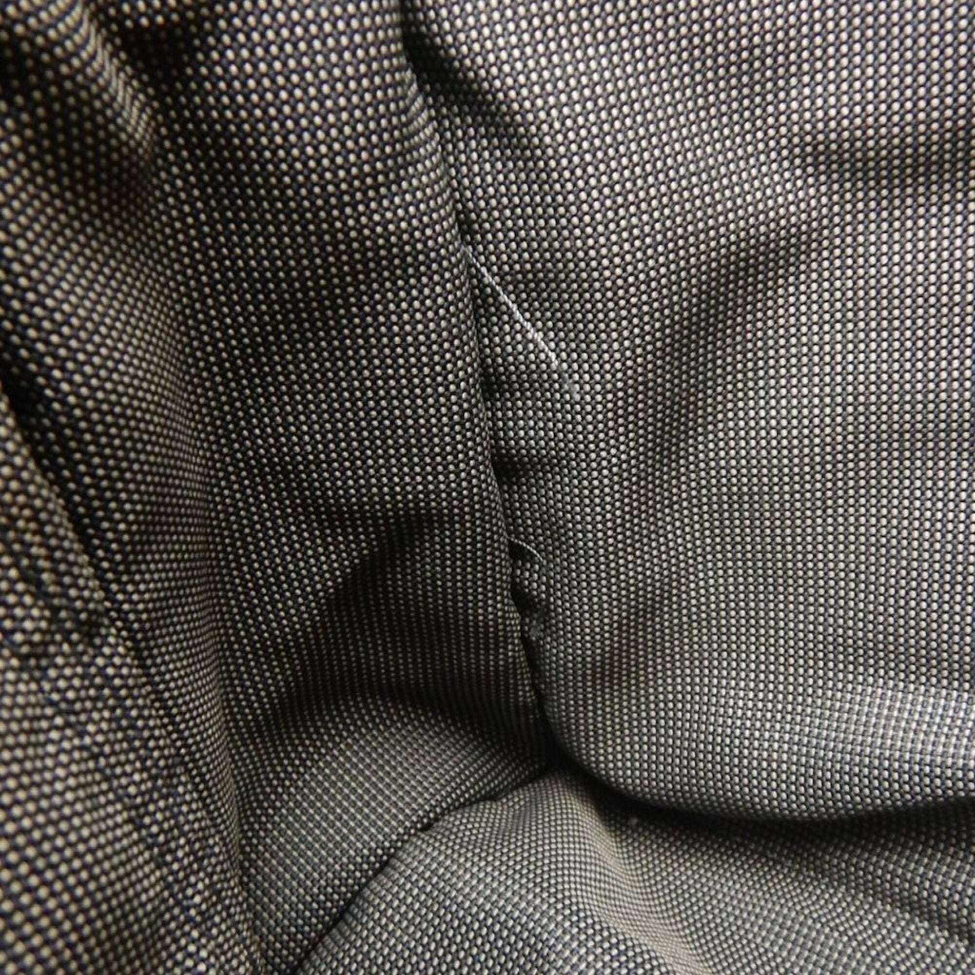 Hermes Gray Nylon Canvas Backpack (Pre-Owned)