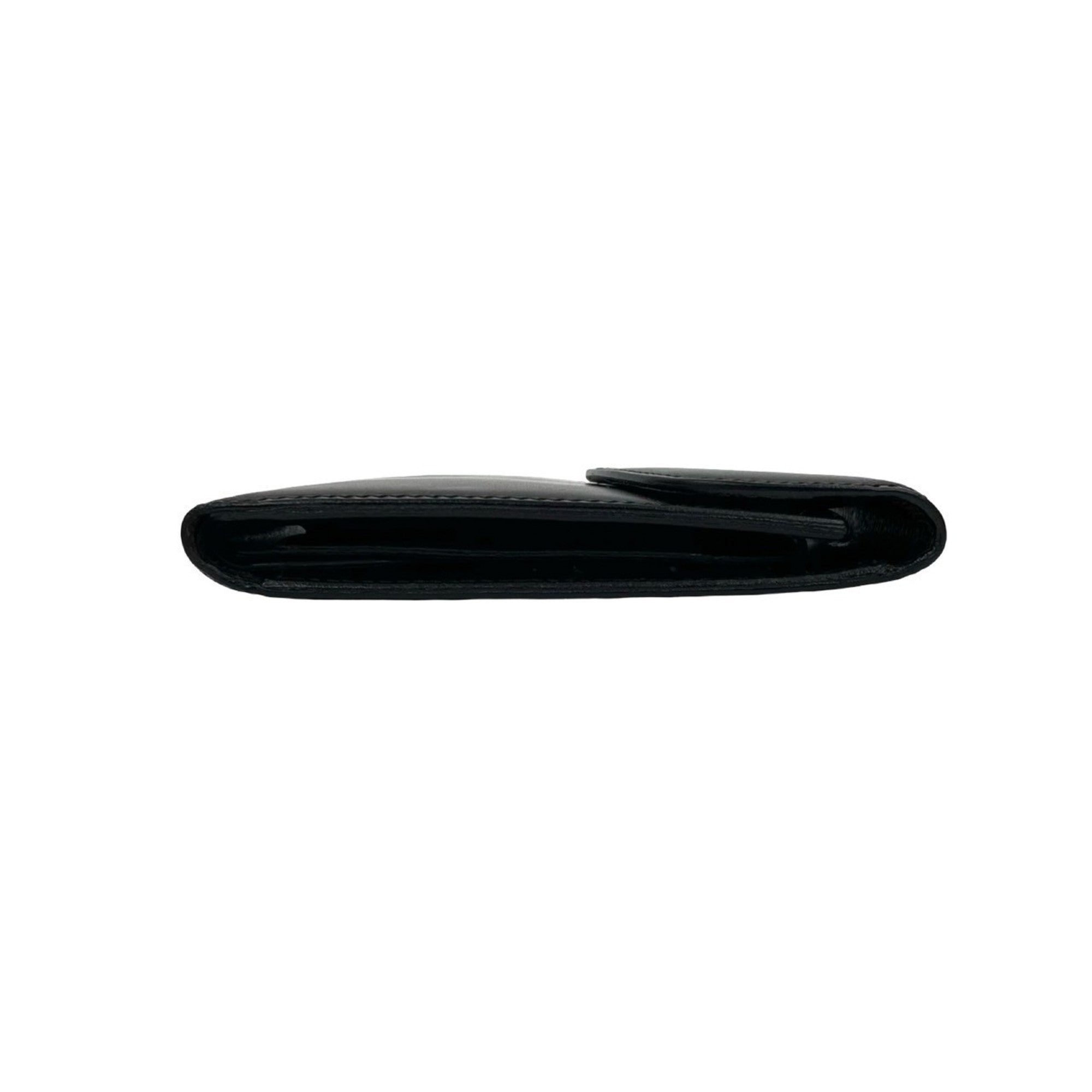 Celine Black Brown Leather Pvc Wallet (Bi-Fold) (Pre-Owned)
