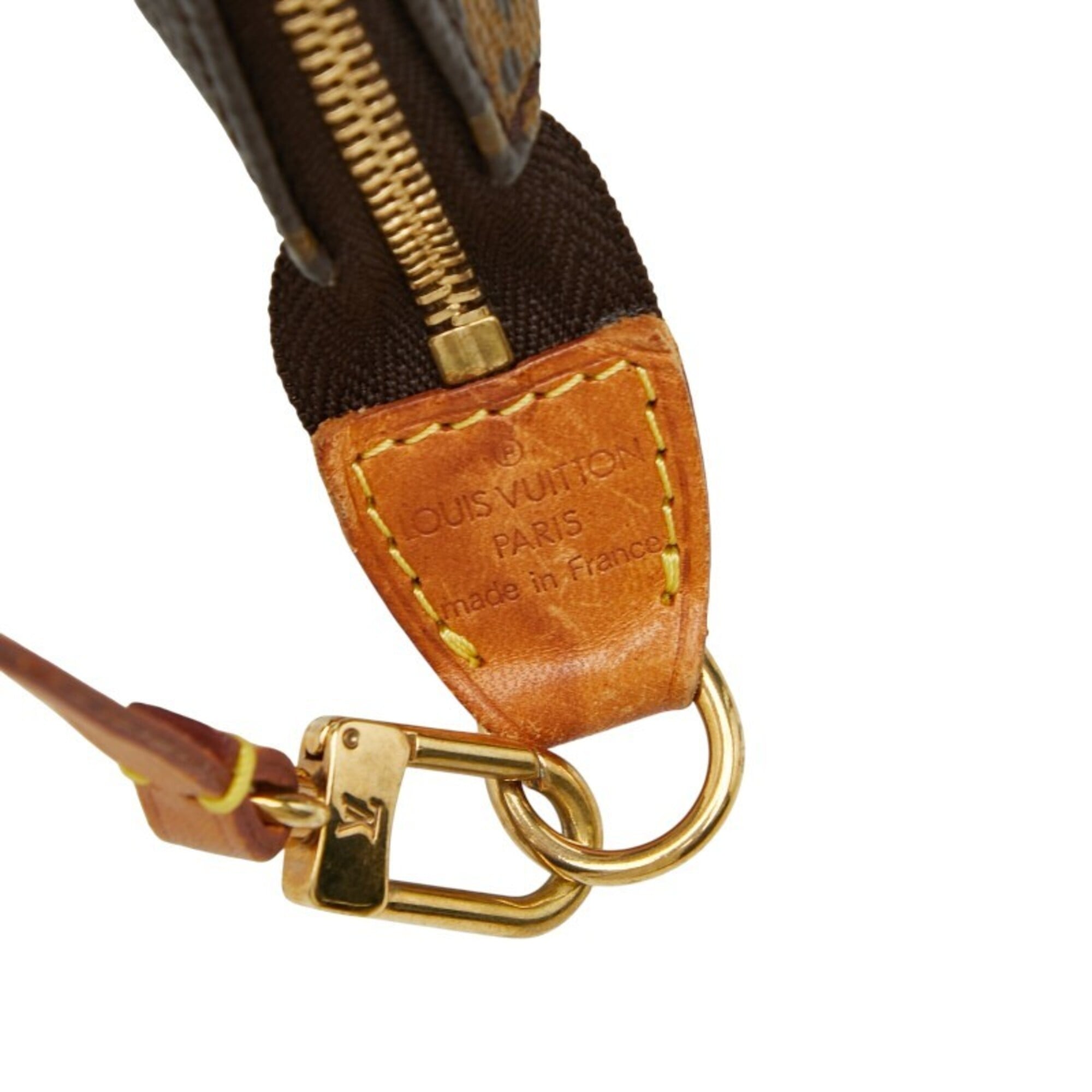 Louis Vuitton Brown Pvc Leather Handbag (Pre-Owned)