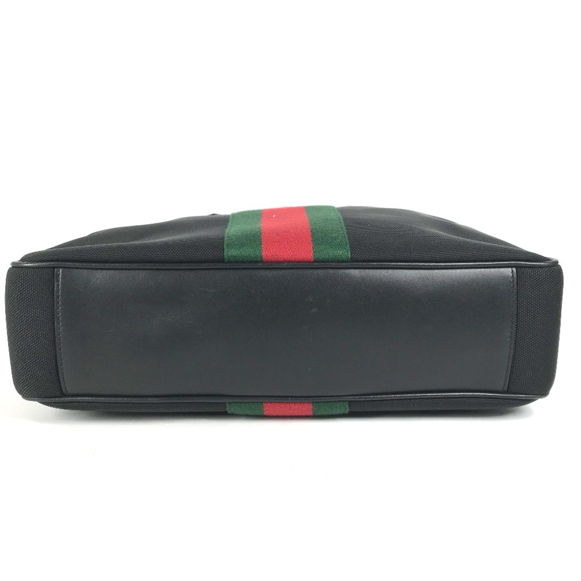 Gucci Black Leather Tote Bag (Pre-Owned)