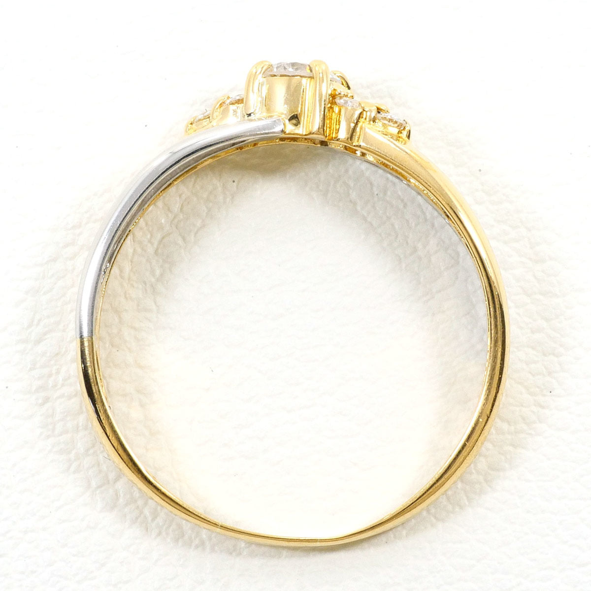 Unbranded Platinum Yellow Gold Yellow Gold (18K) Platinum 900 Band Ring (Pre-Owned)