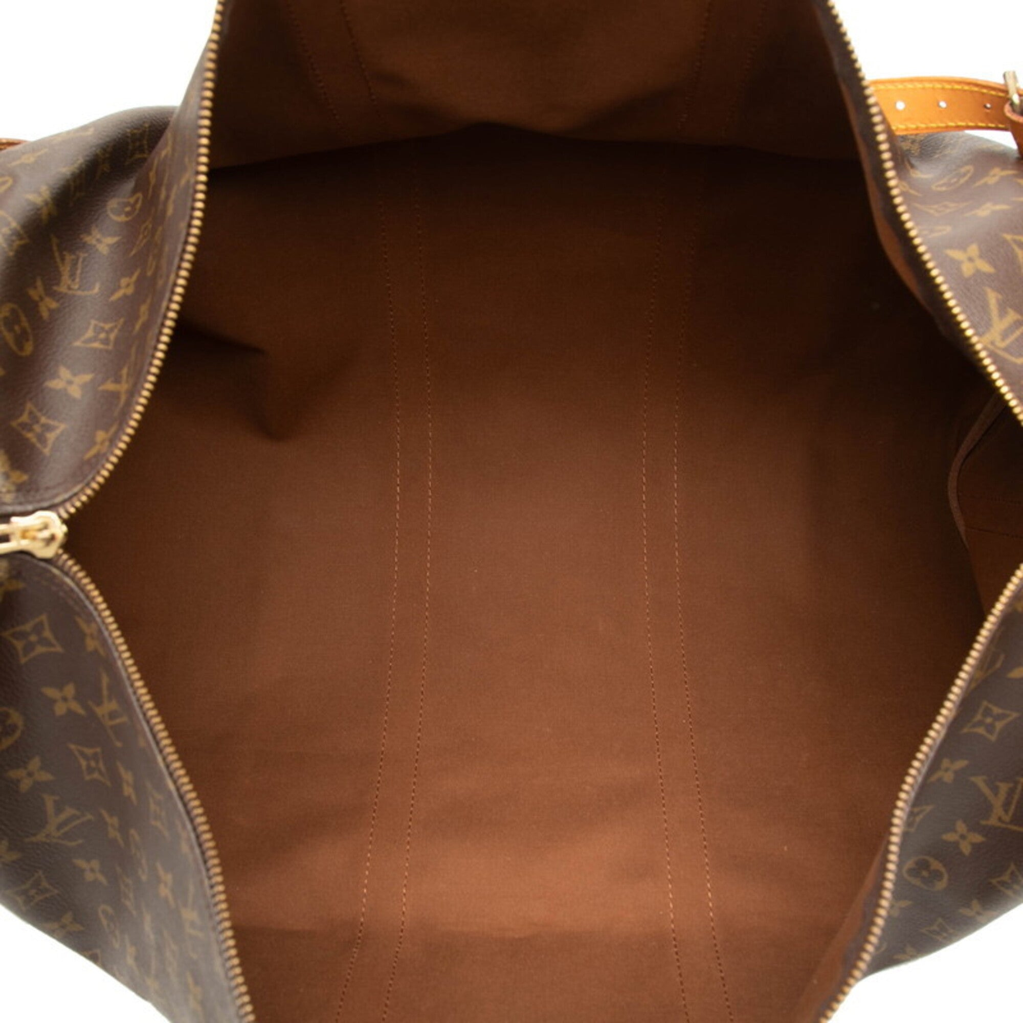 Louis Vuitton Monogram Brown Pvc Leather Boston Bag Shoulder Bag (Pre-Owned)