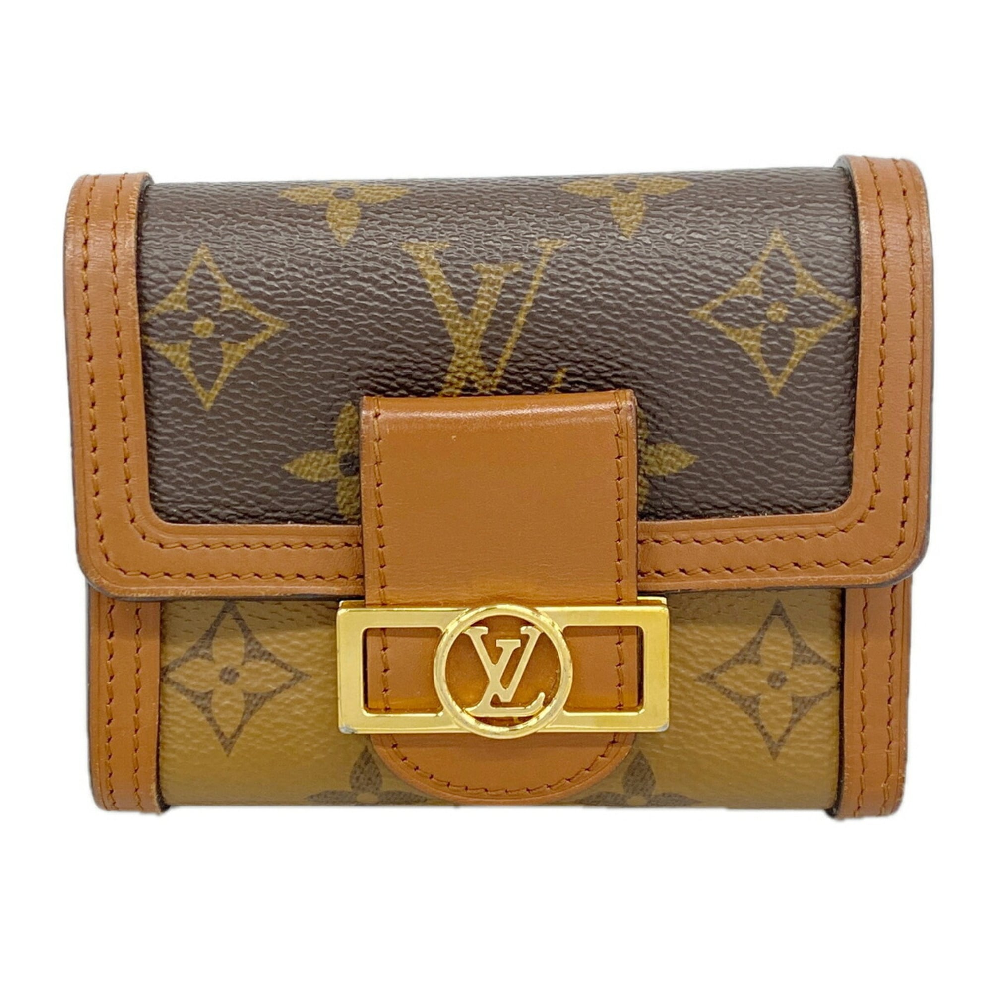 Louis Vuitton Brown Wallet (Tri-Fold) (Pre-Owned)