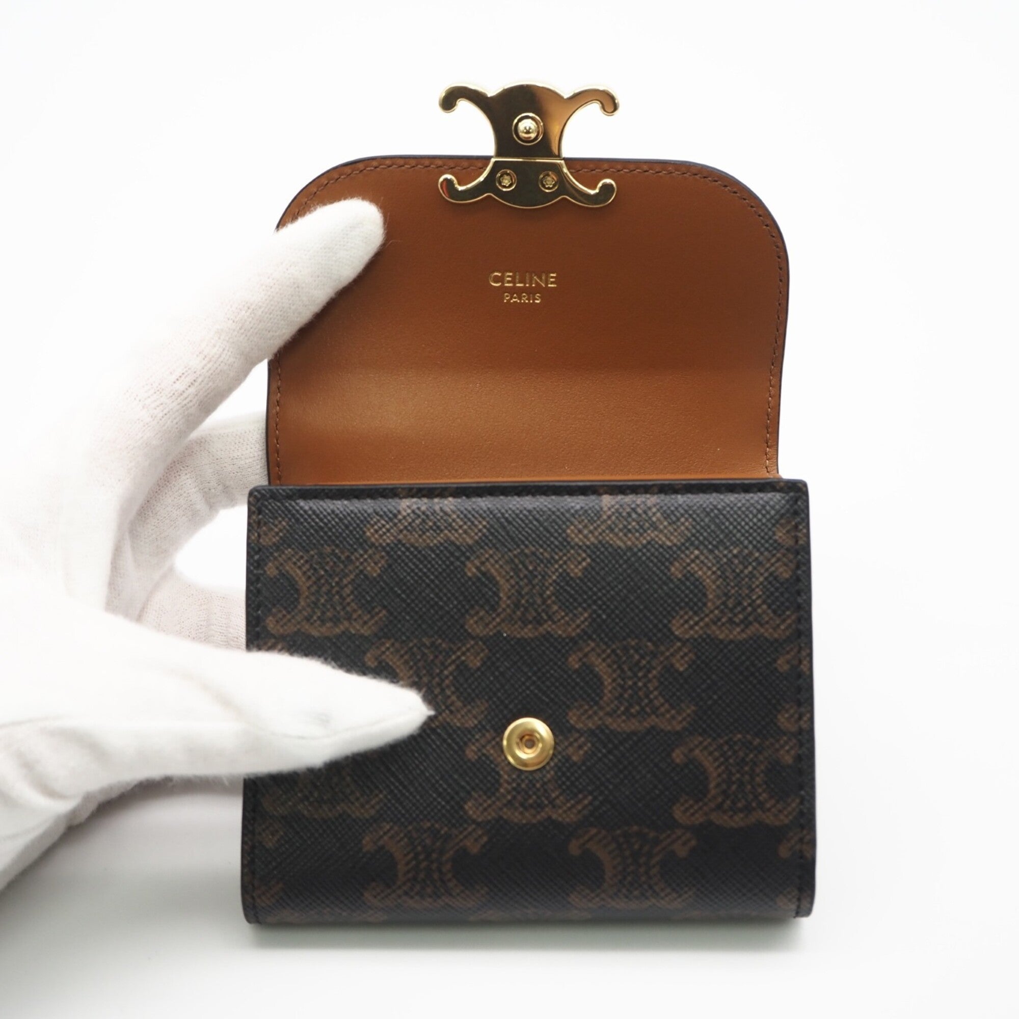 Celine Brown Wallet (Tri-Fold) (Pre-Owned)