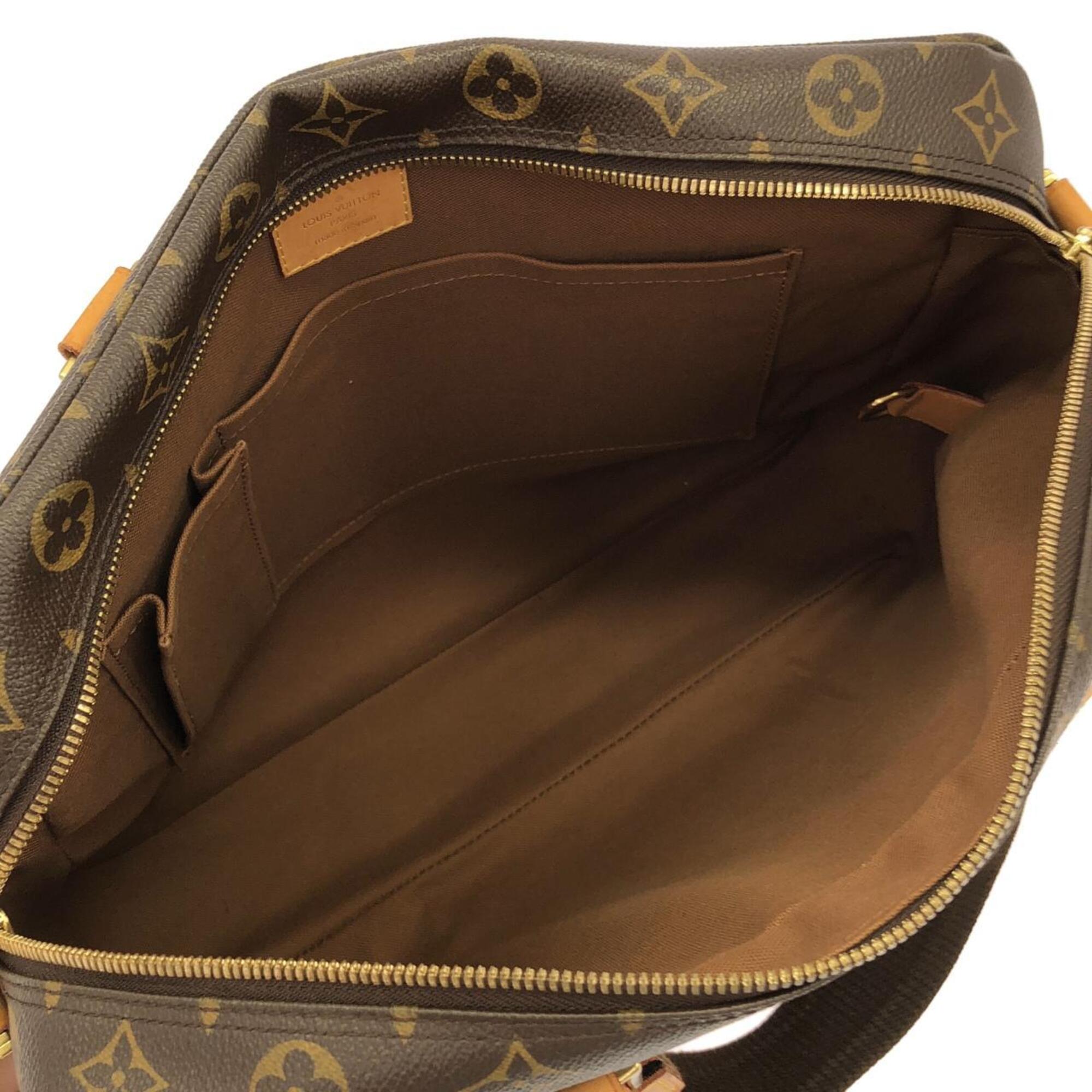 Louis Vuitton Monogram Marron Coated Canvas Handbag (Pre-Owned)