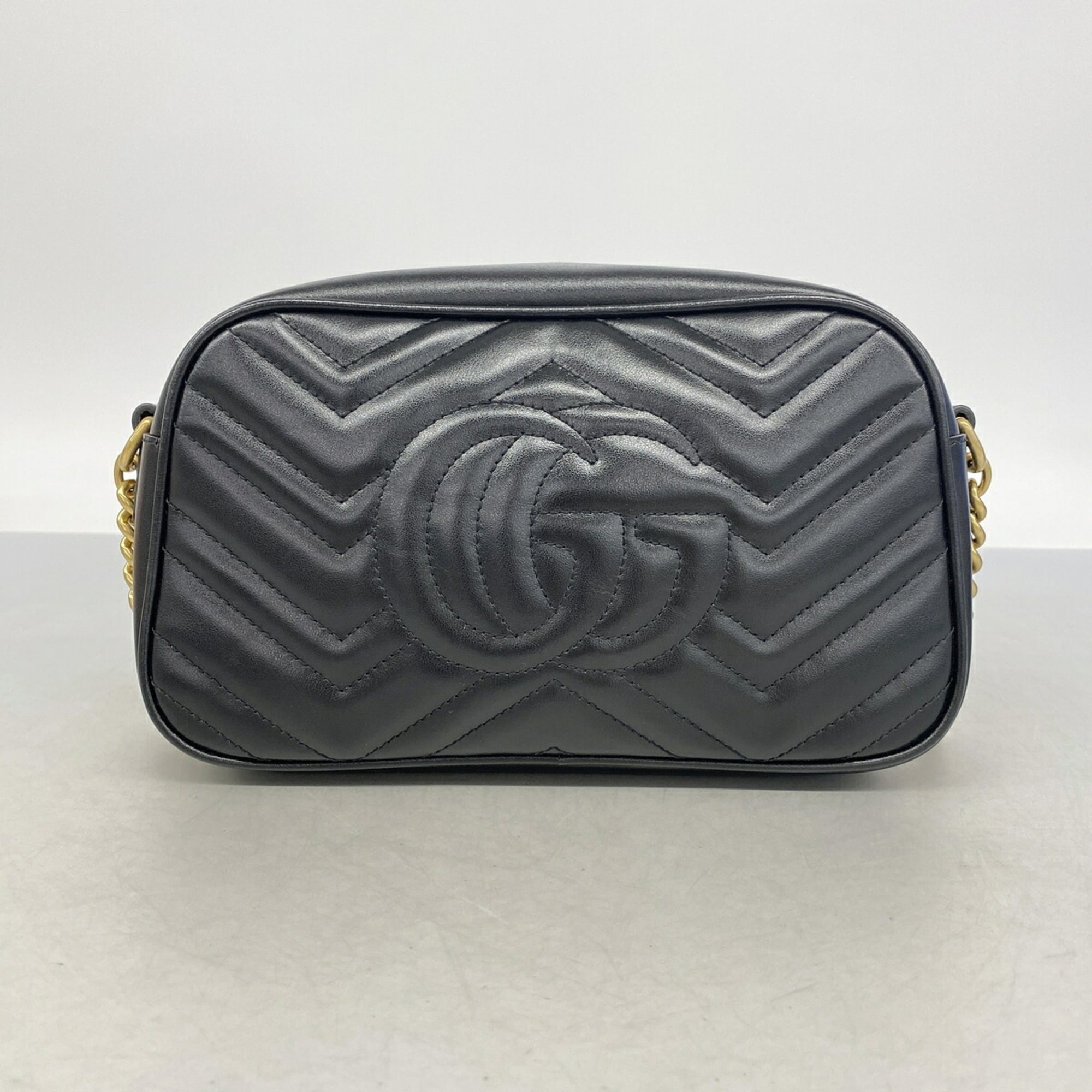 Gucci Black Leather Shoulder Bag (Pre-Owned)