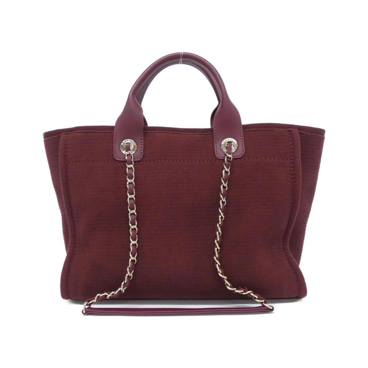 Chanel Bordeaux Handbag (Pre-Owned)