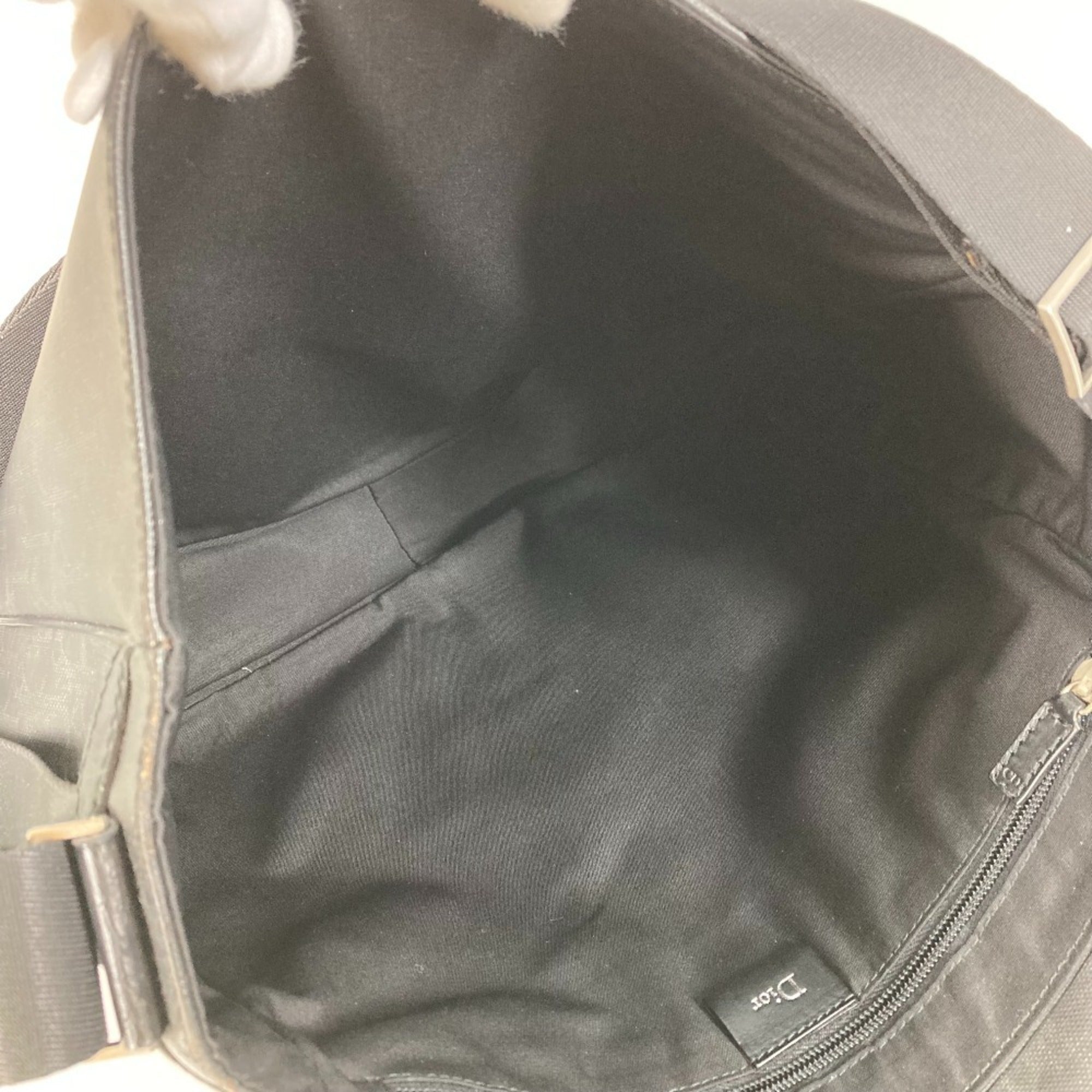 Dior Homme Black Pvc Messenger Bag Shoulder Bag (Pre-Owned)